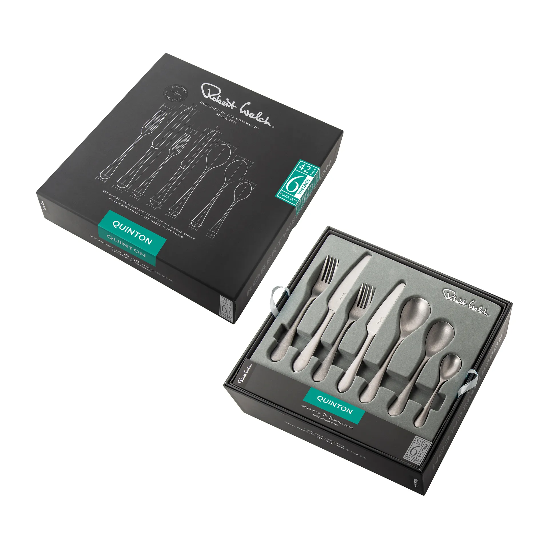 Quinton Vintage 餐具 cutlery, 42 pieces Robert Welch