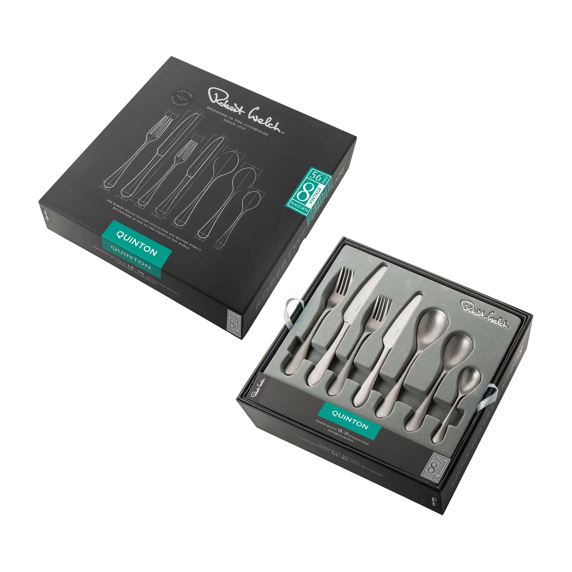 Quinton Vintage 餐具 cutlery, 56 pieces Robert Welch