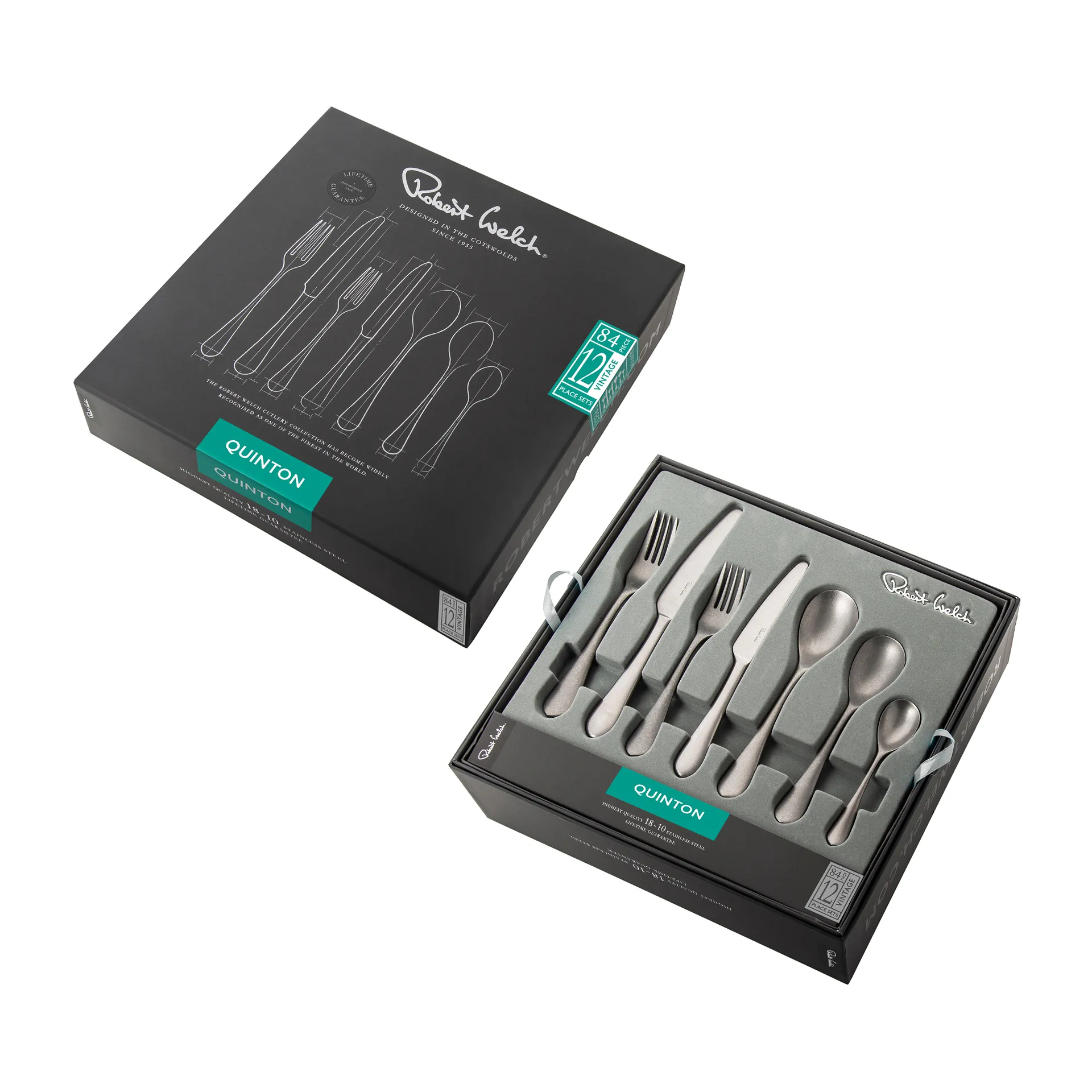 Quinton Vintage 餐具 cutlery, 84 pieces Robert Welch