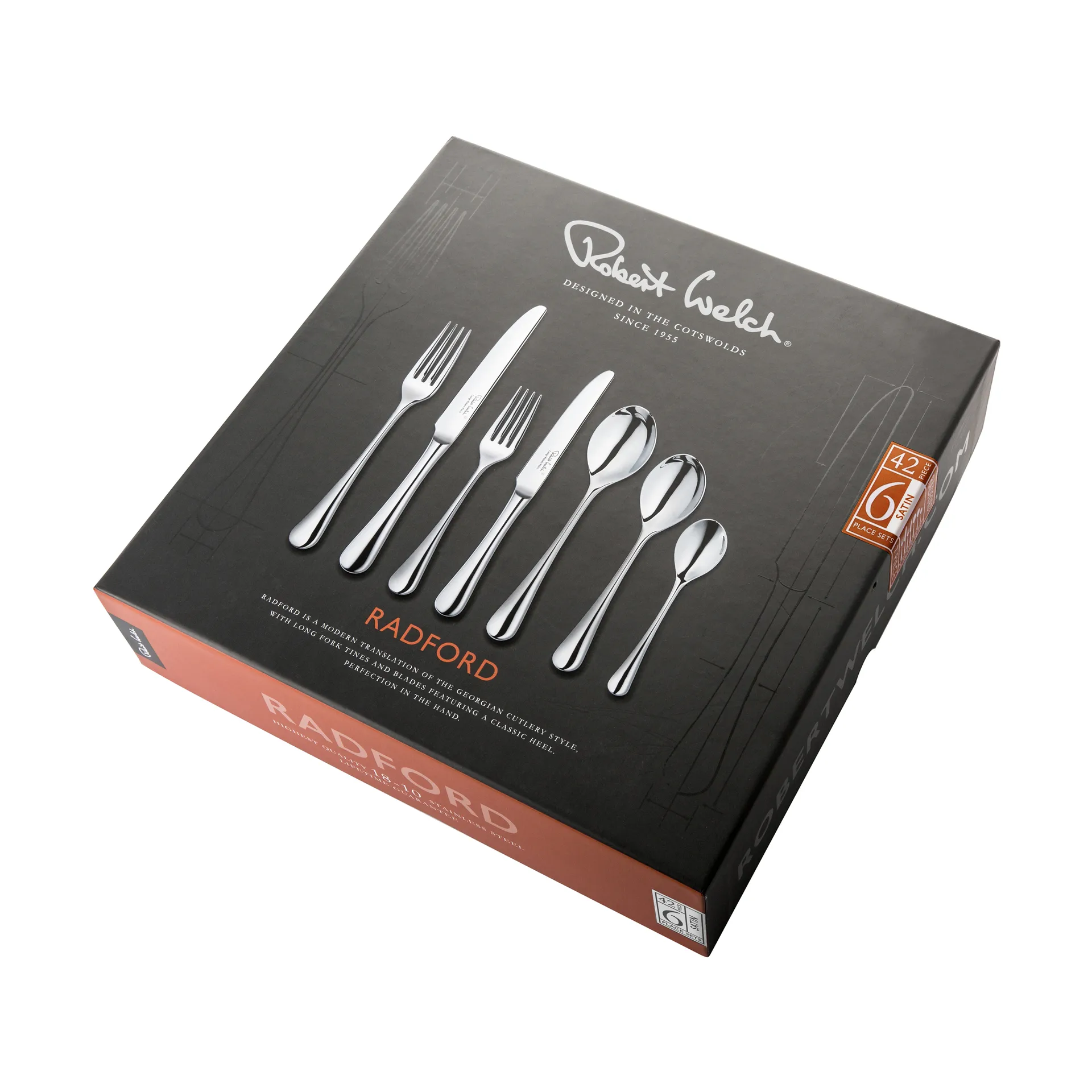 Radford 餐具 cutlery matte, 42 pieces Robert Welch