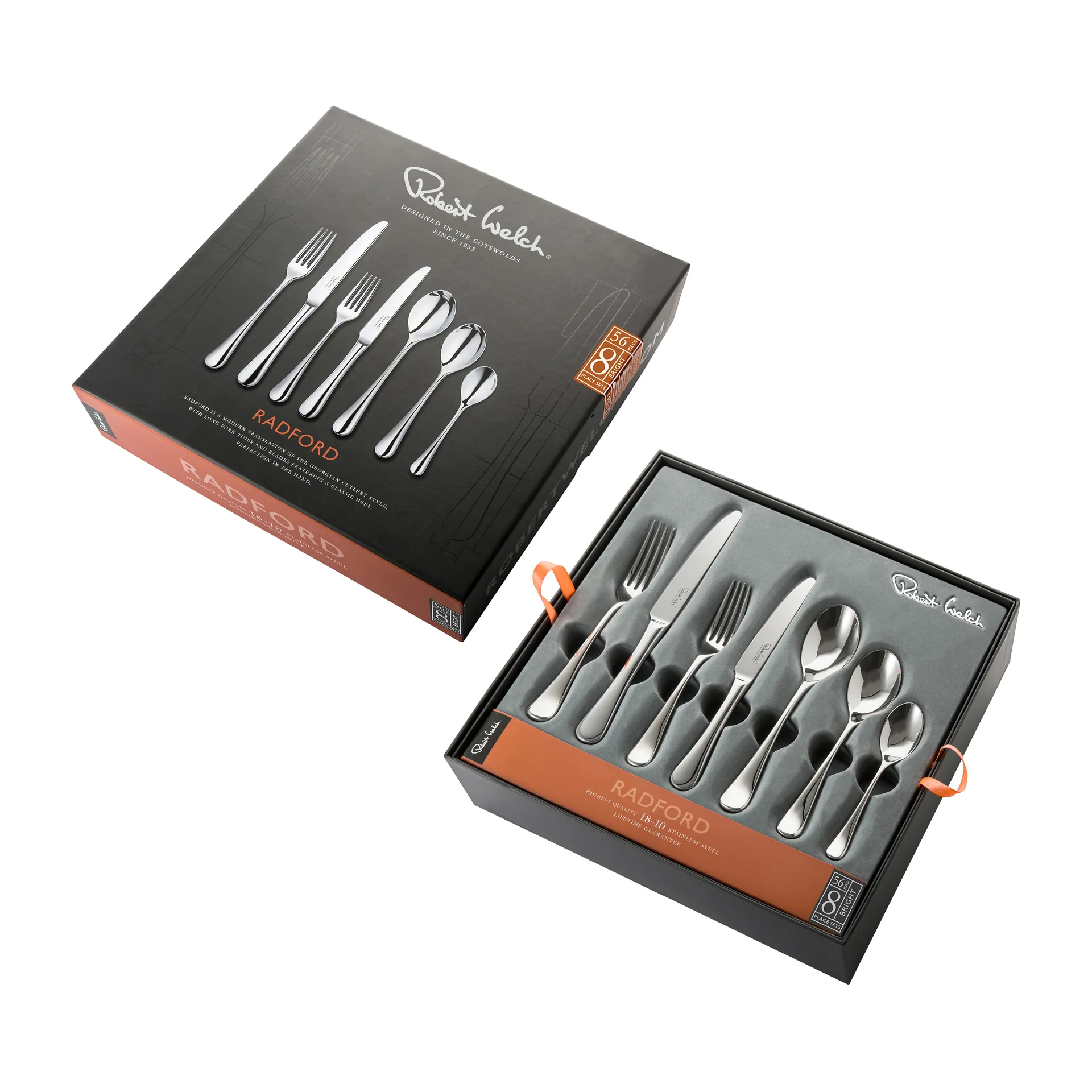 Radford 餐具 cutlery mirror, 56 pieces Robert Welch