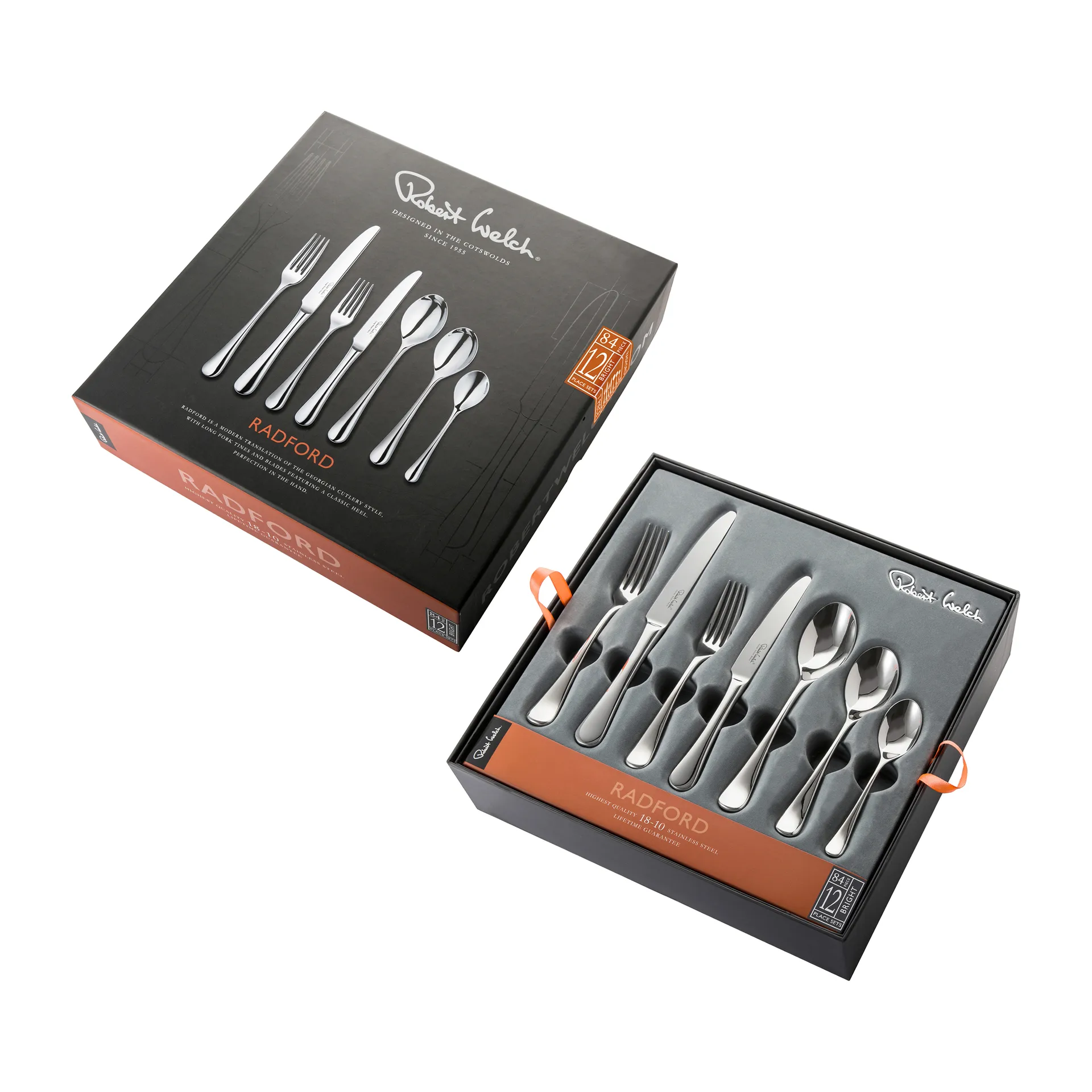 Radford 餐具 cutlery mirror, 84 pieces Robert Welch