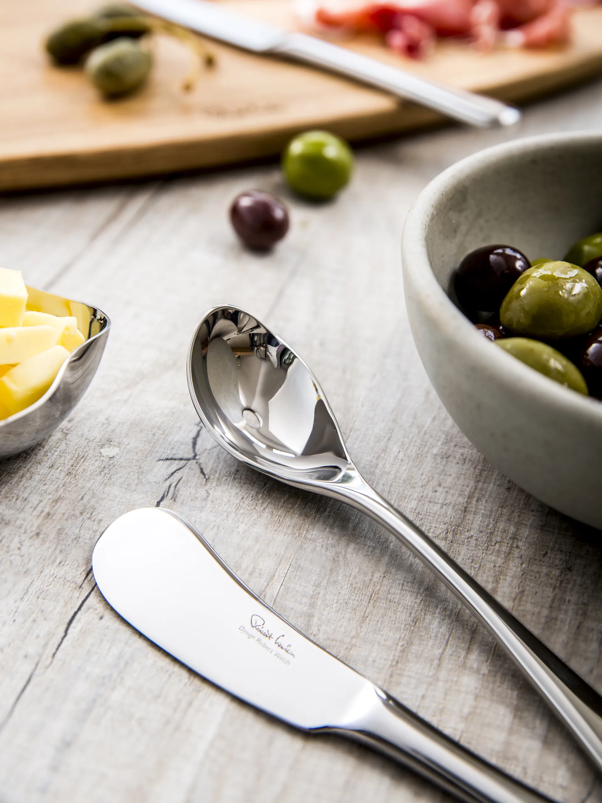 Radford olive  勺子 mirror, 不锈钢 Robert Welch
