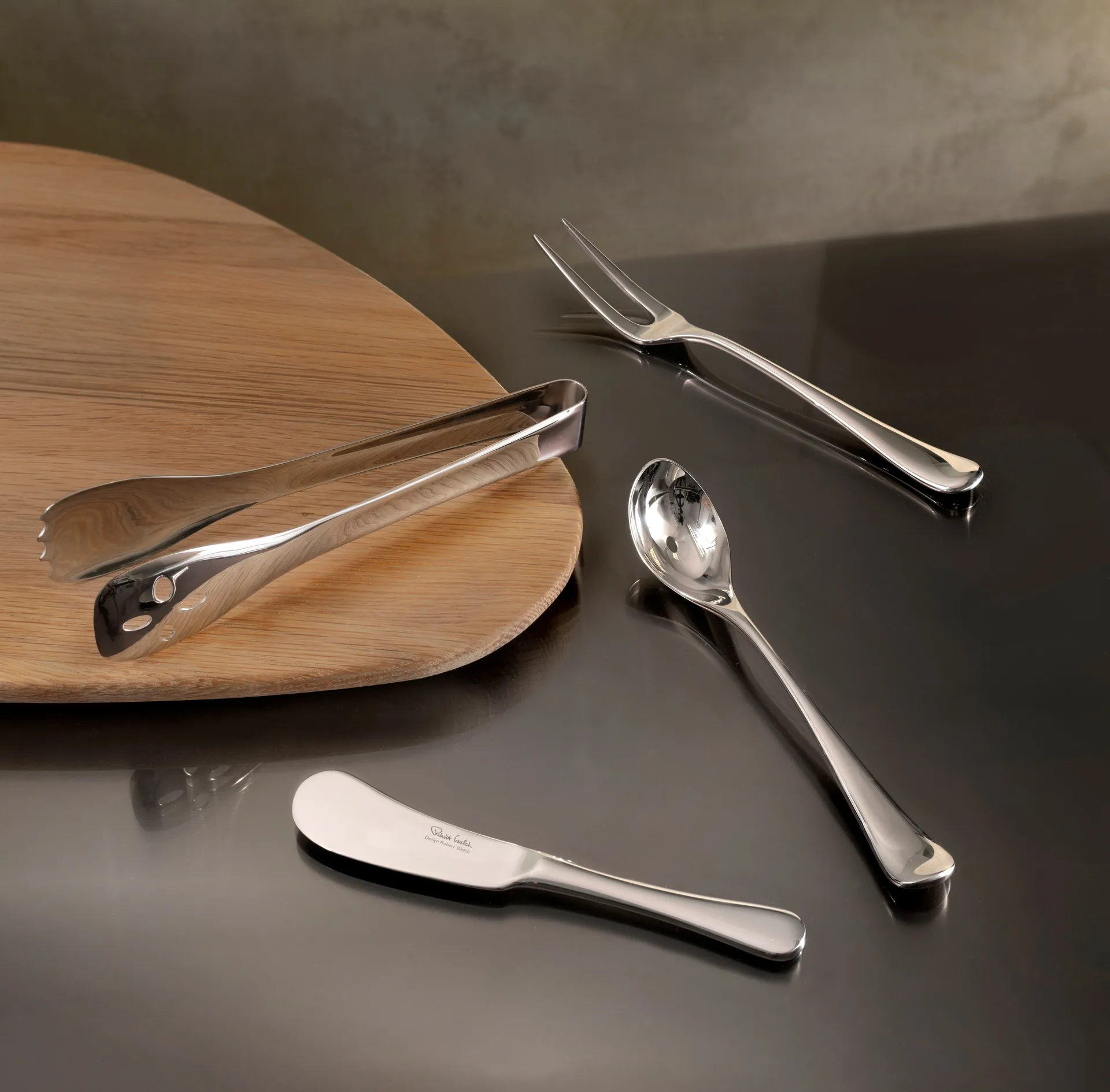 Radford olive  勺子 mirror, 不锈钢 Robert Welch