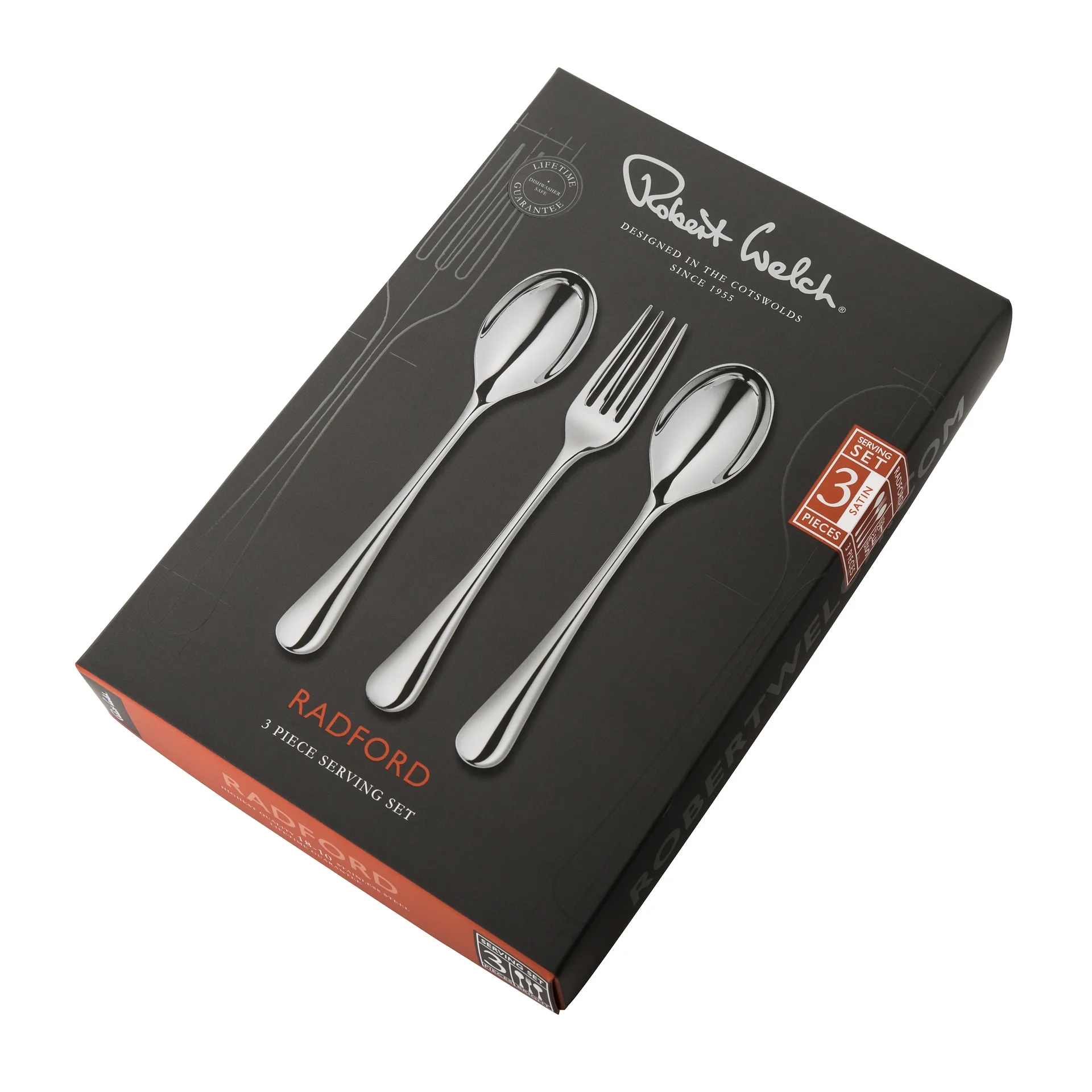 Radford serving 餐具 cutlery matte 3 pieces, 不锈钢 Robert Welch