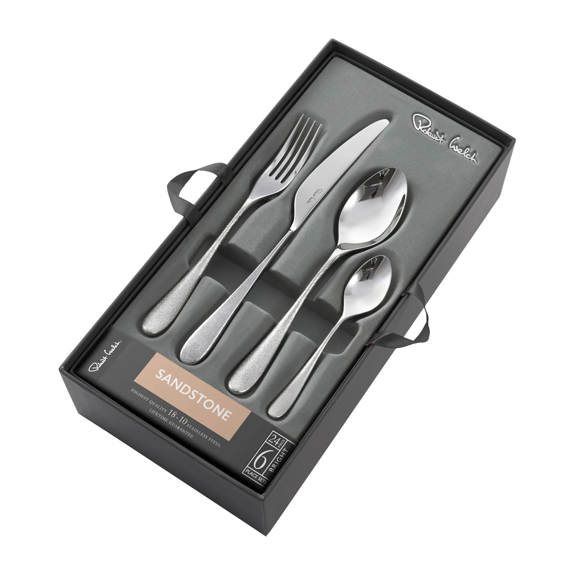 Sandstone 餐具 cutlery set polished, 24 pieces Robert Welch