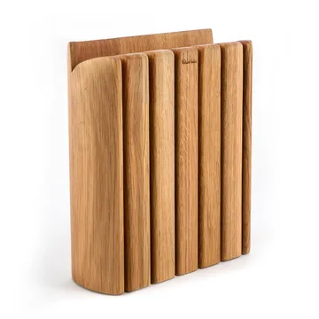 Signature Book Oak 刀架套装7件 - 橡木 - Robert Welch