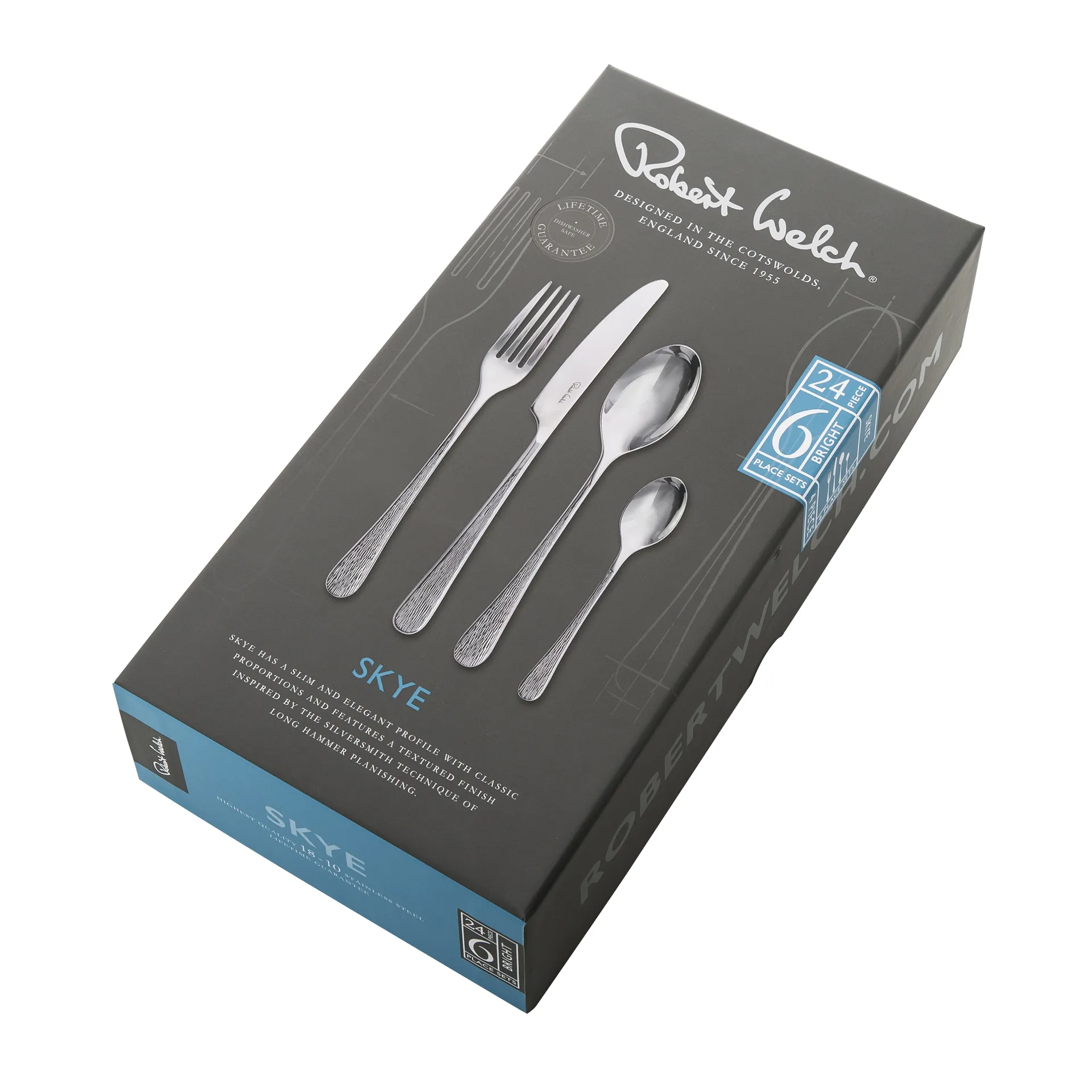 Skye Bright 餐具24件, 不锈钢 Robert Welch