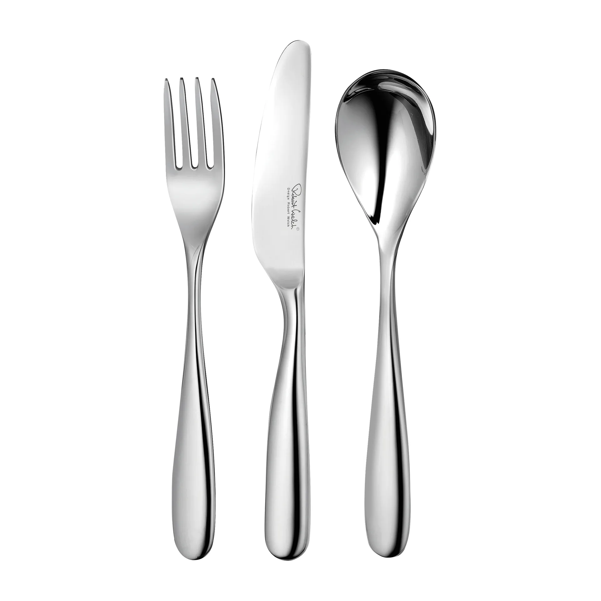 Stanton Bright 儿童餐具 3件装, 不锈钢 Robert Welch