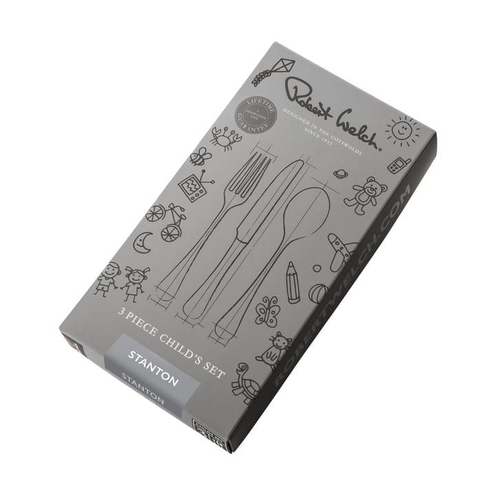 Stanton Bright children's 餐具 cutlery 3 pieces, 不锈钢 Robert Welch