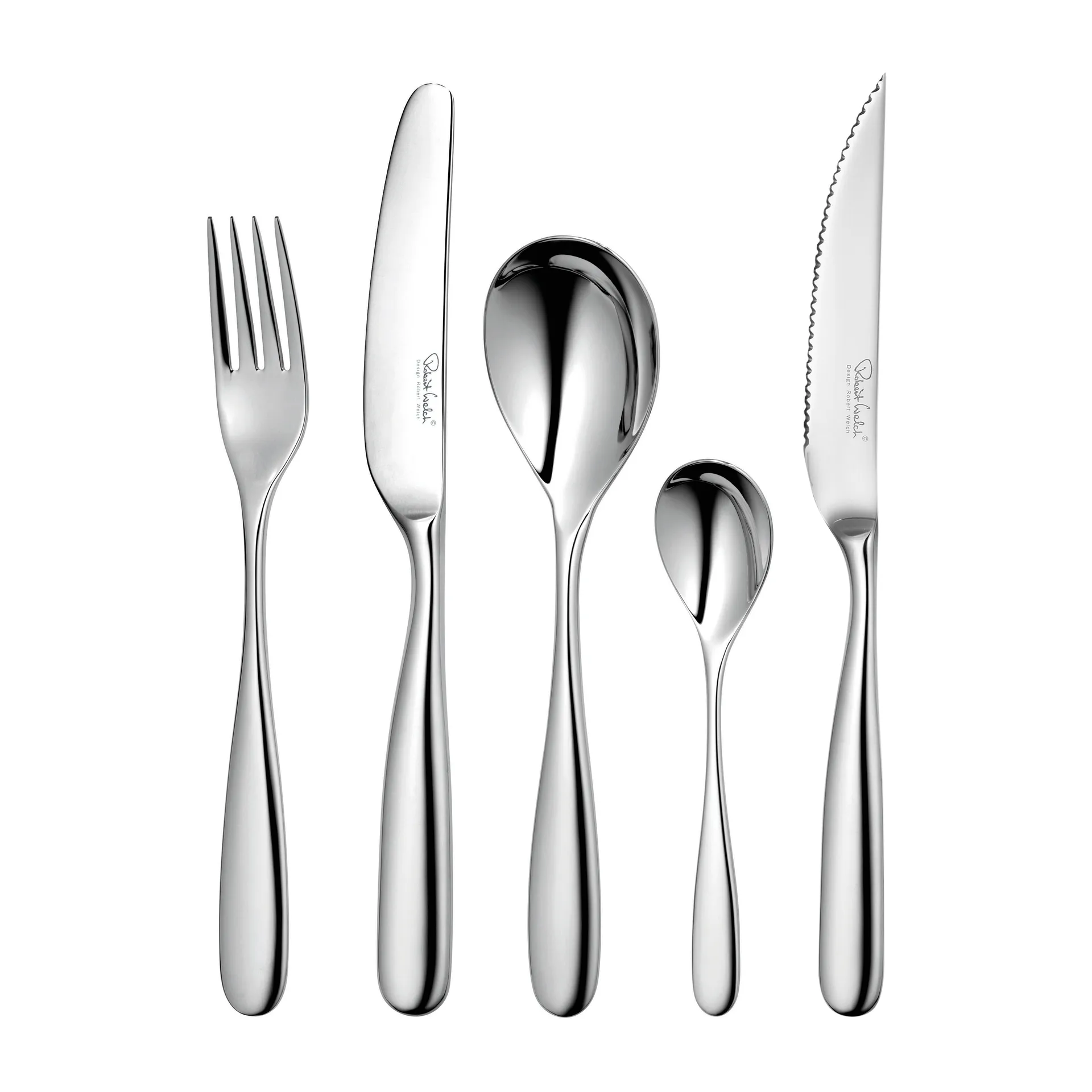 Stanton Bright 餐具 cutlery + grill knife, 24 + 6 pieces Robert Welch