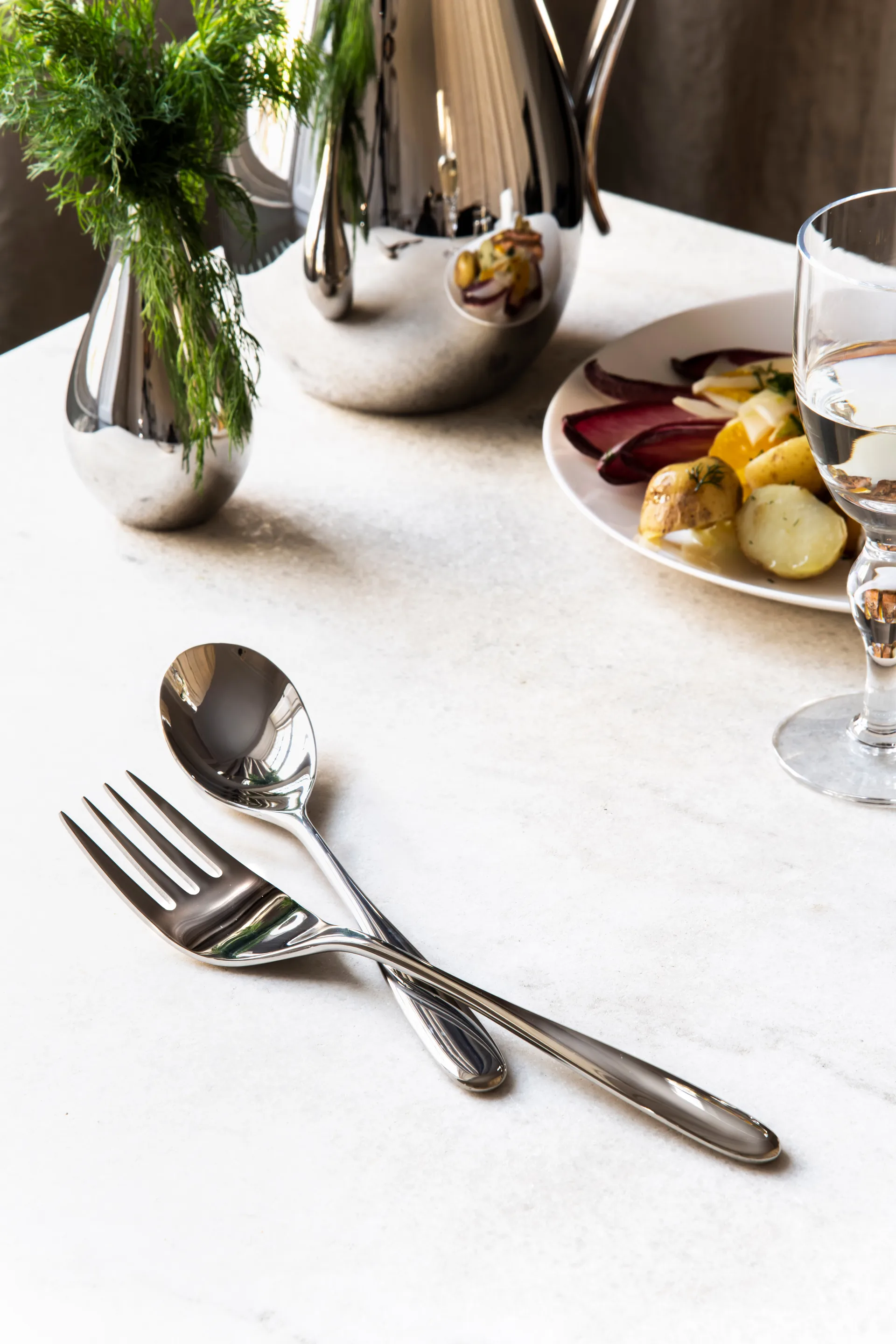 Stanton Bright serving 餐具 cutlery 3 pieces, 不锈钢 Robert Welch