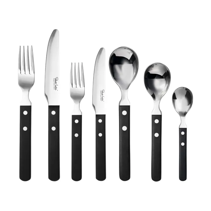 Trattoria餐具套装56件套 - 黑色 - Robert Welch