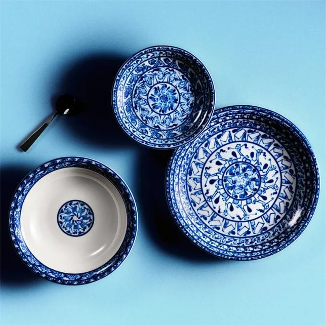 钴蓝色深盘, 蓝色，直径21cm Rörstrand