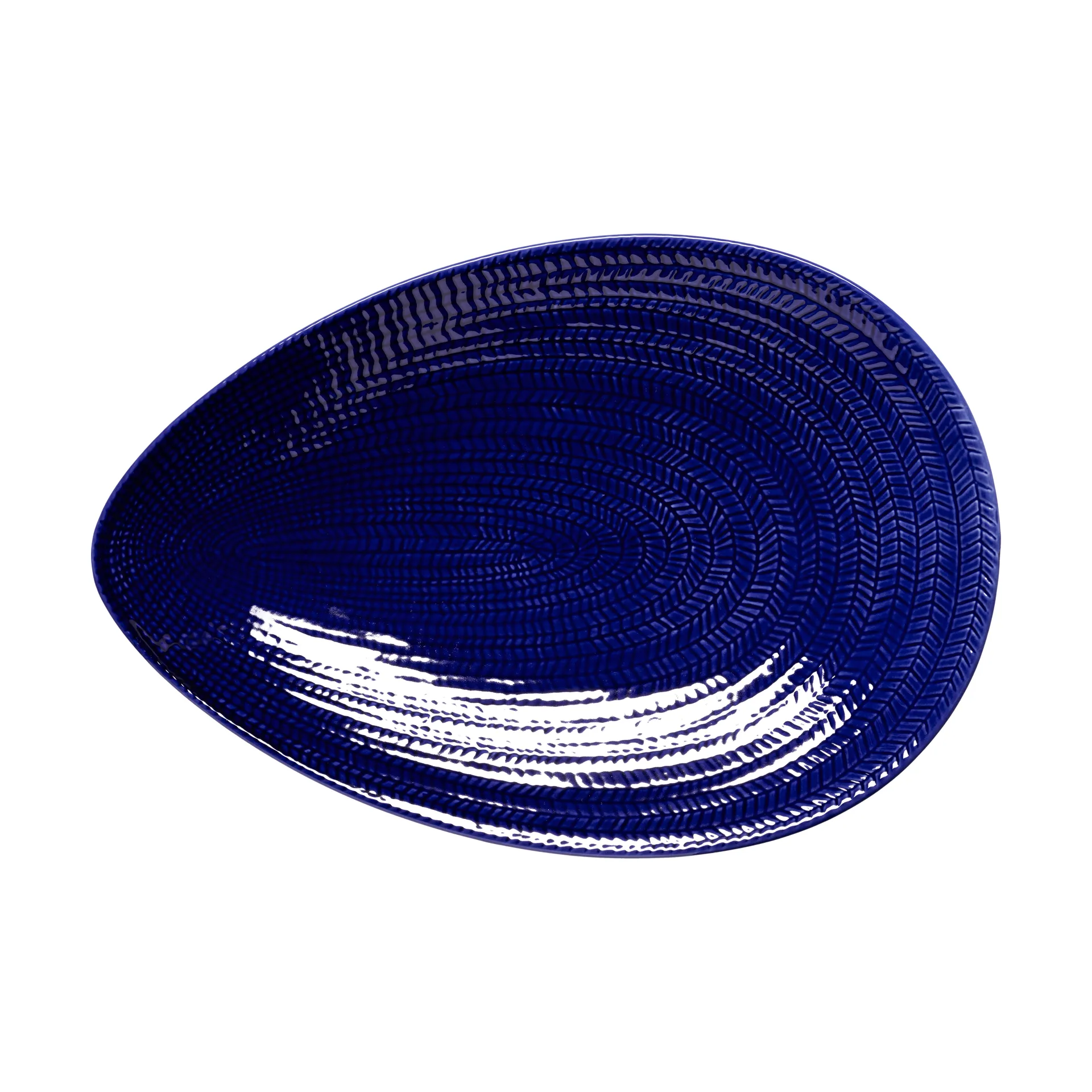 Blue Fire 餐盘, 蓝色_20x29 cm Rörstrand