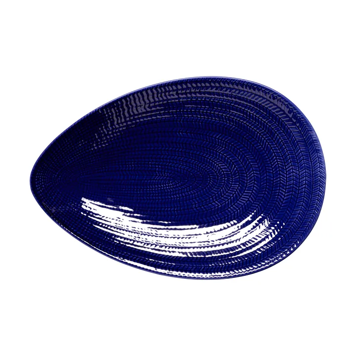 Blue Fire 餐盘 - 蓝色_20x29 cm - Rörstrand