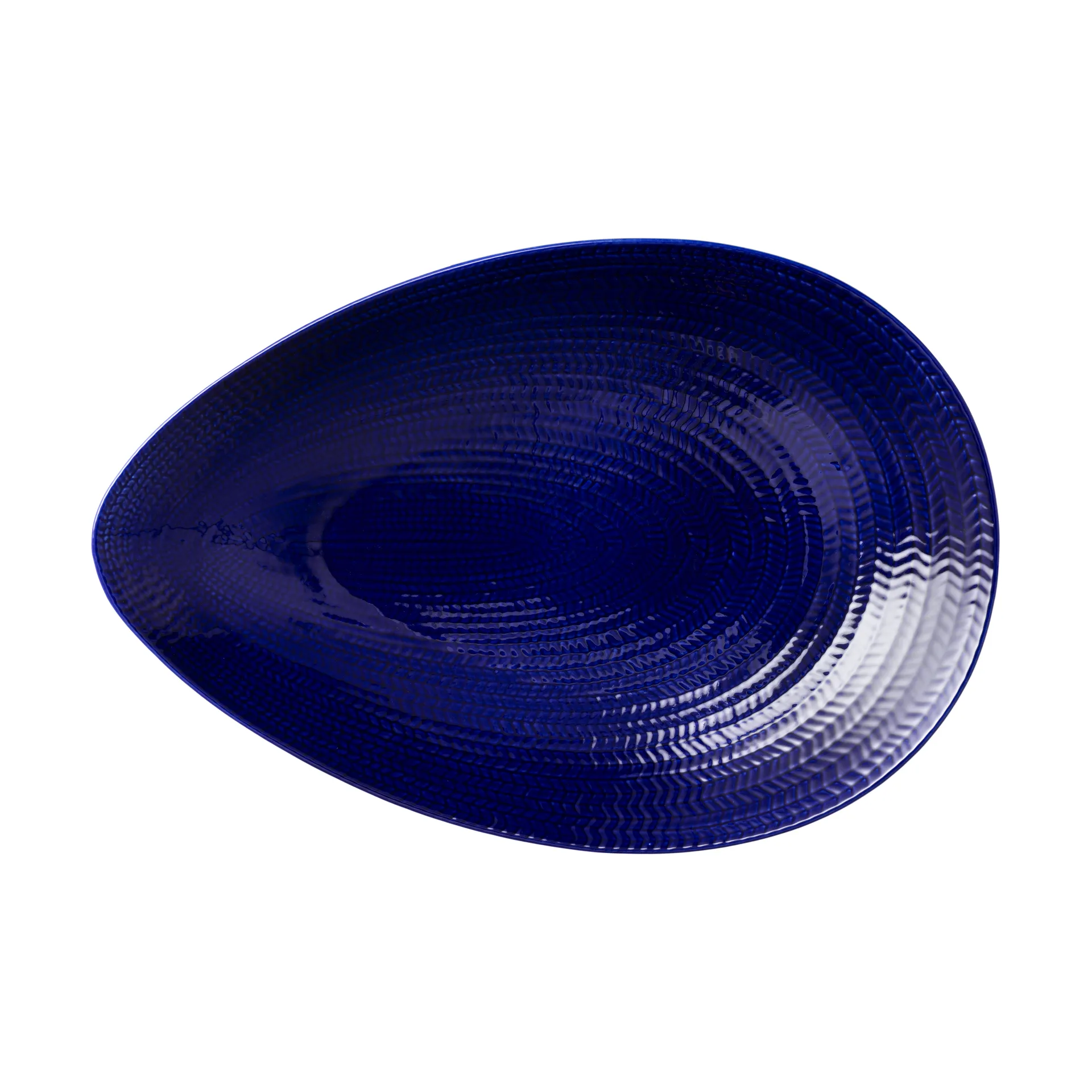 Blue Fire serving platter, 蓝色, 24x35 cm Rörstrand