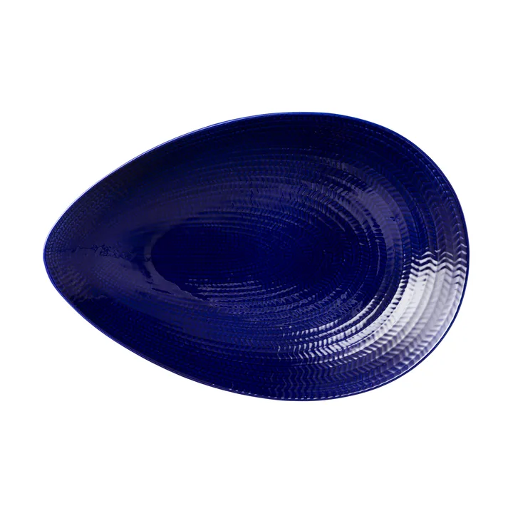 Blue Fire serving platter - 蓝色, 24x35 cm - Rörstrand