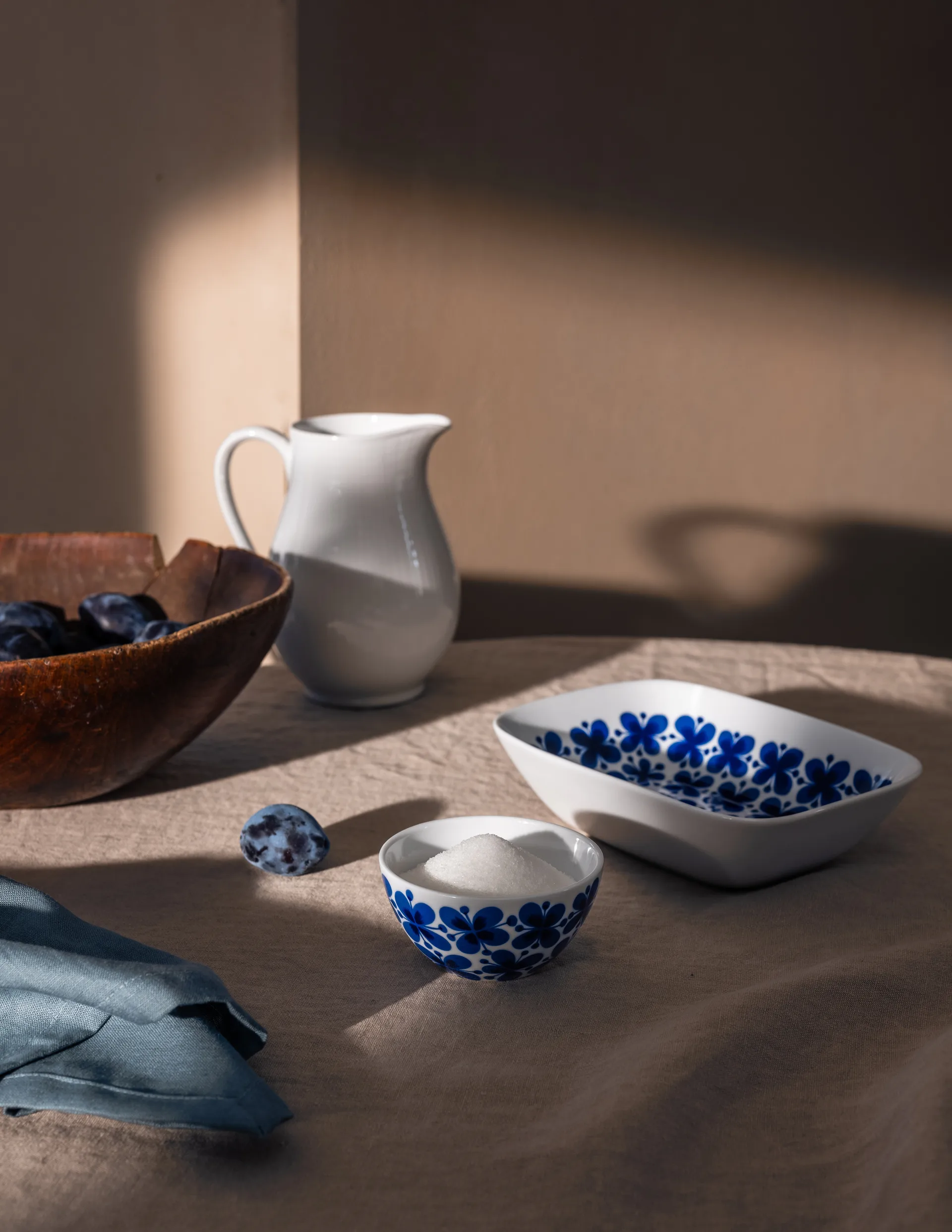 Mon Amie 蓝蝴蝶系列 长方形碗, 长方形碗_15.5x21.2cm Rörstrand