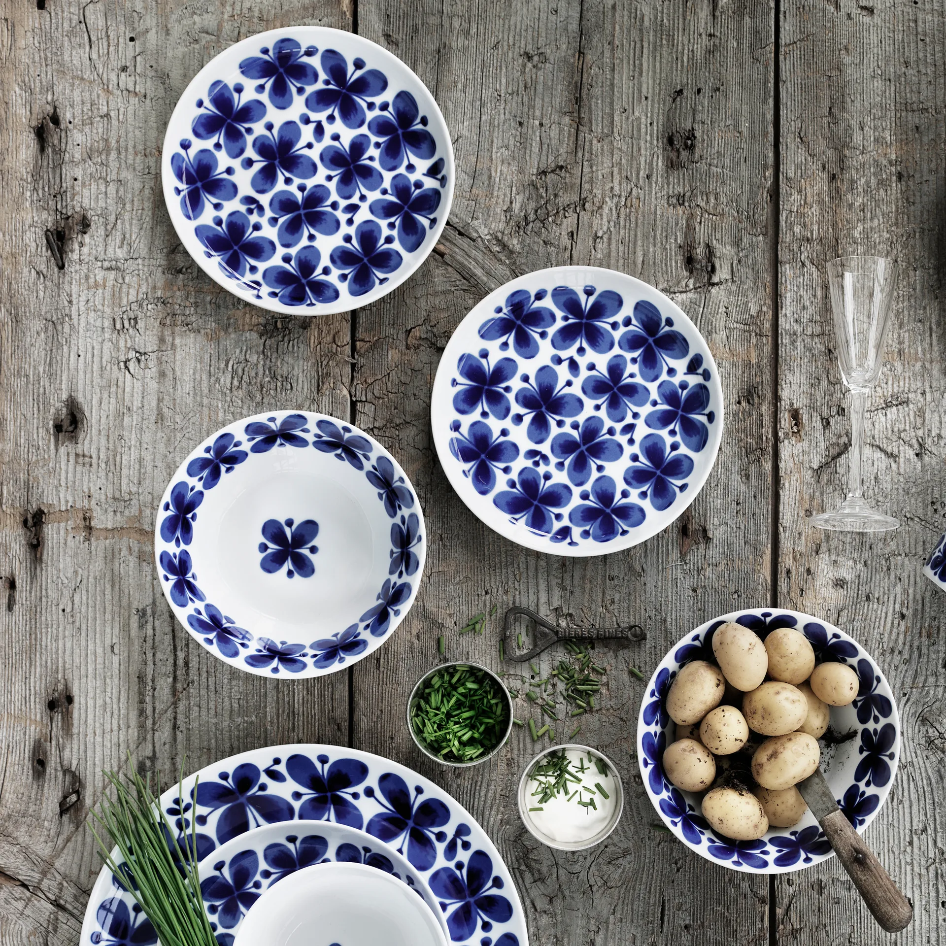 Mon Amie 蓝蝴蝶系列 盘子 小号, Ø 18 cm Rörstrand