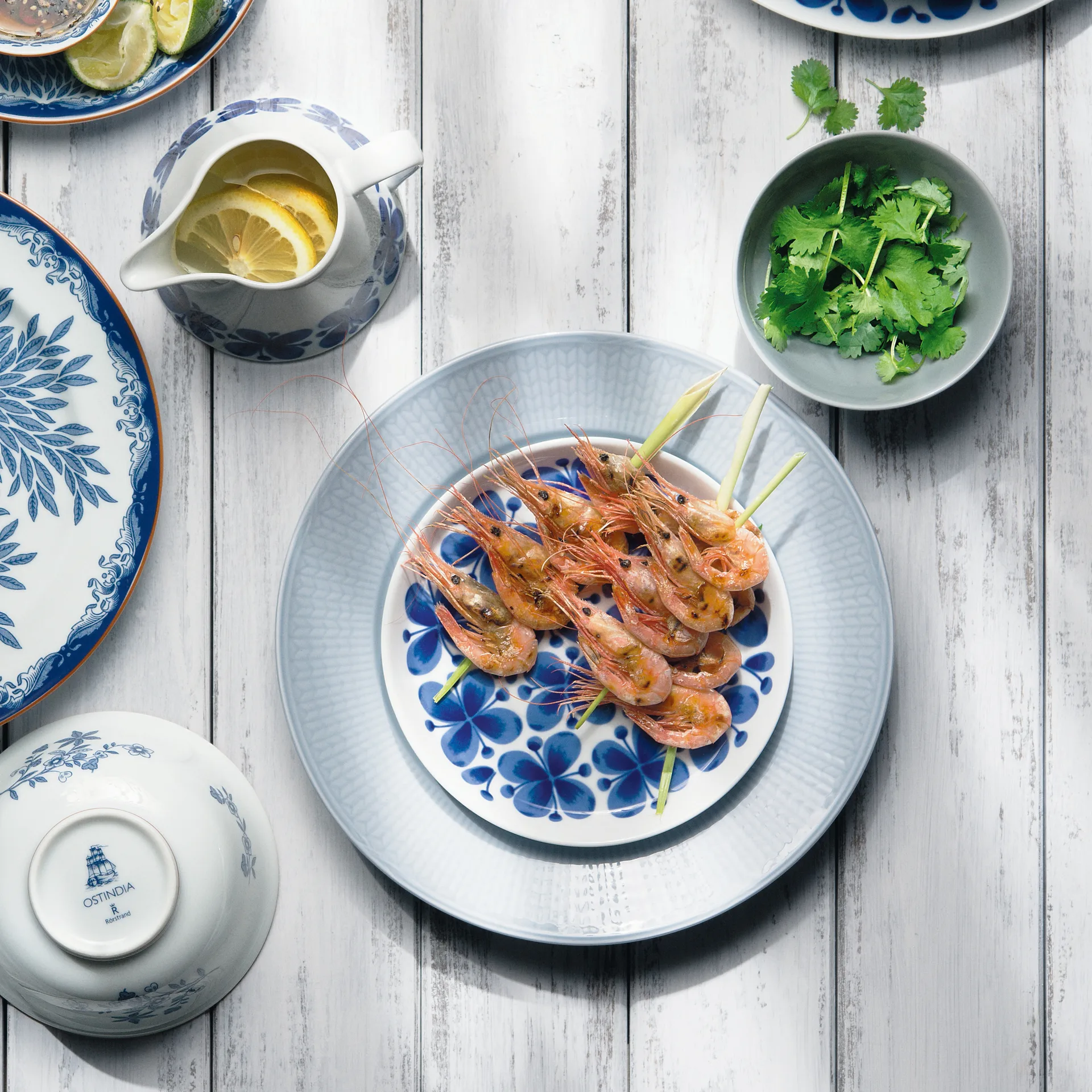 Mon Amie 蓝蝴蝶系列 盘子 小号, Ø 18 cm Rörstrand