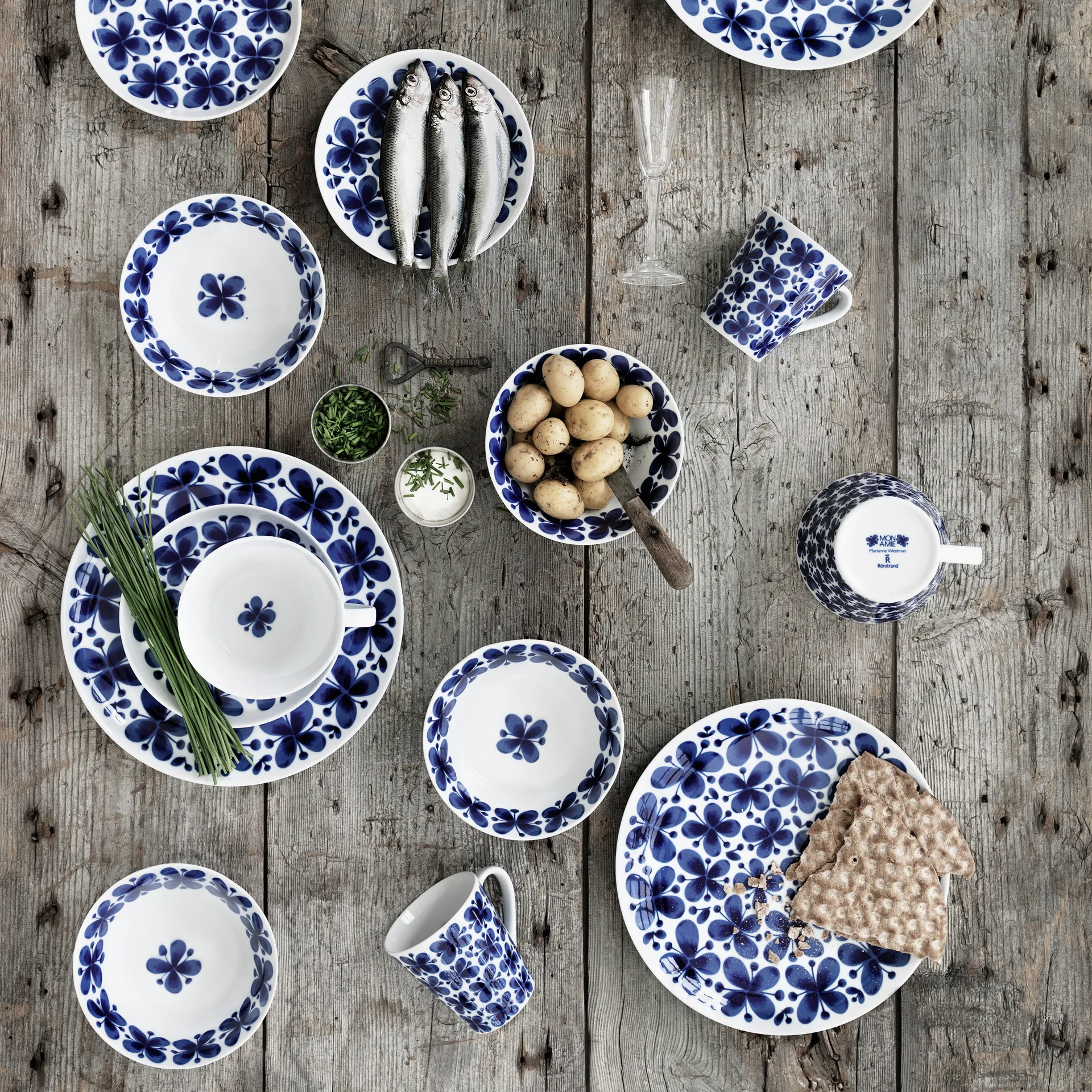 Mon Amie 蓝蝴蝶系列 碗_300ml_两件套装, 2件套装 Rörstrand