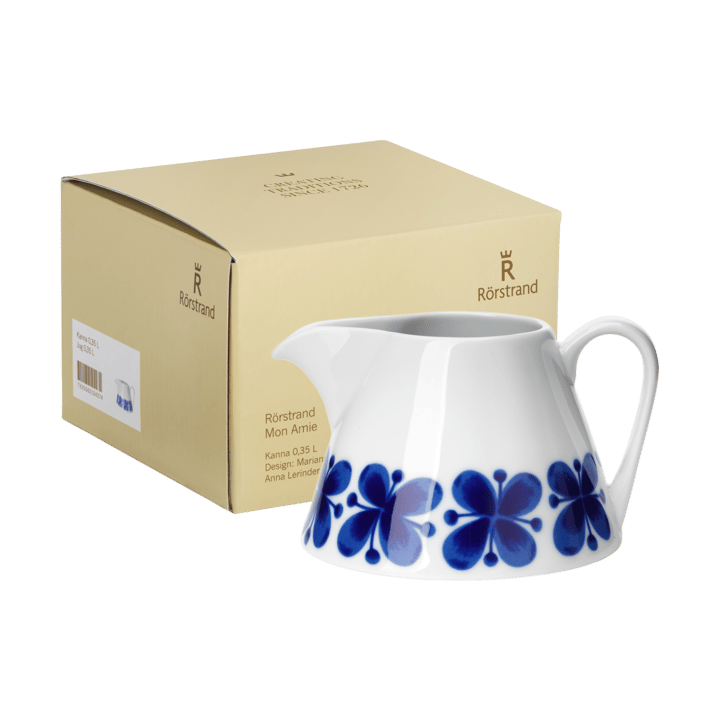 Mon Amie 蓝蝴蝶系列 水壶/奶壶_350ml _礼盒装, 蓝色-白色 Rörstrand