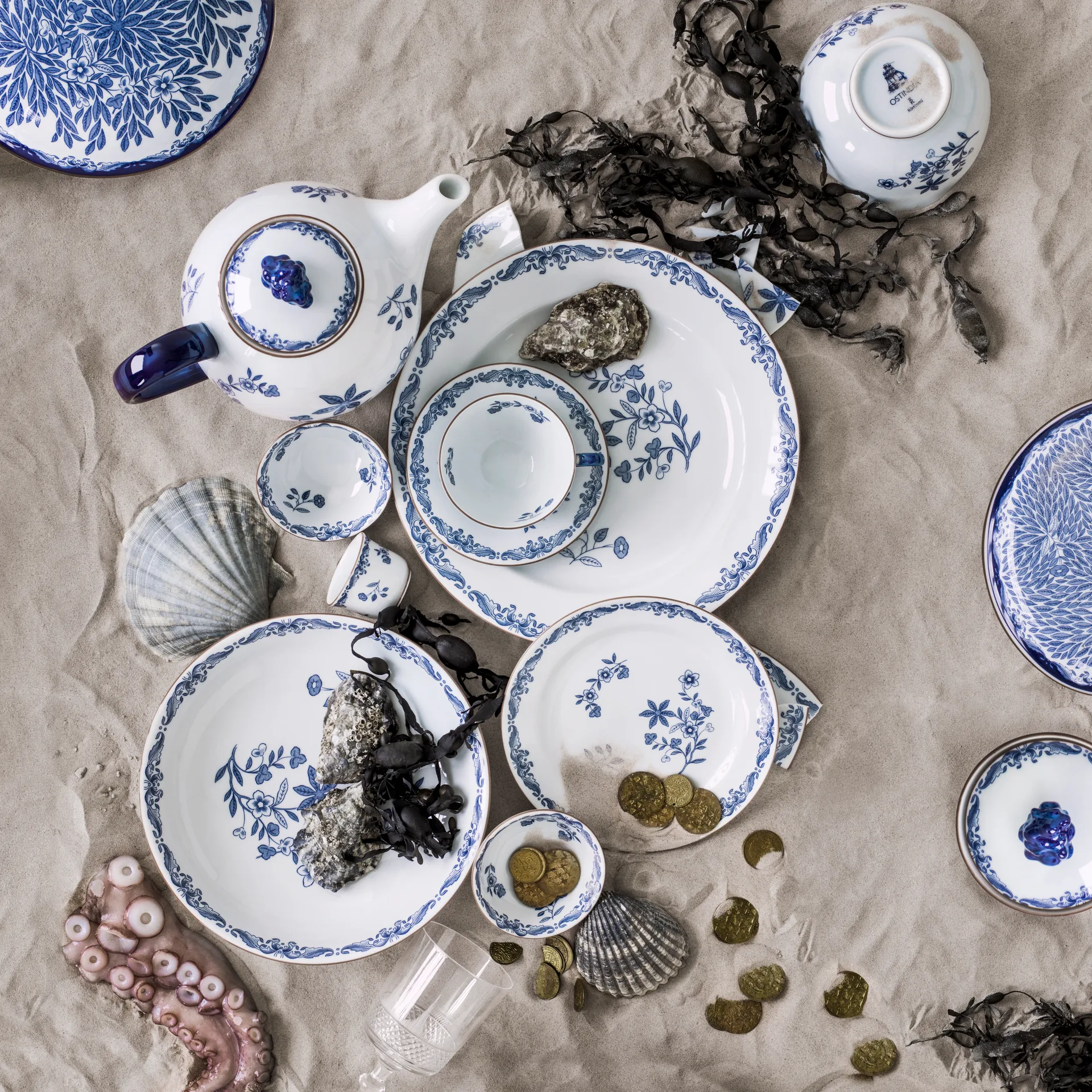 Ostindia 神秘东方 盘子 小号, 18 cm Rörstrand