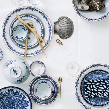 Ostindia餐盘 - Blue, Ø21 cm - Rörstrand