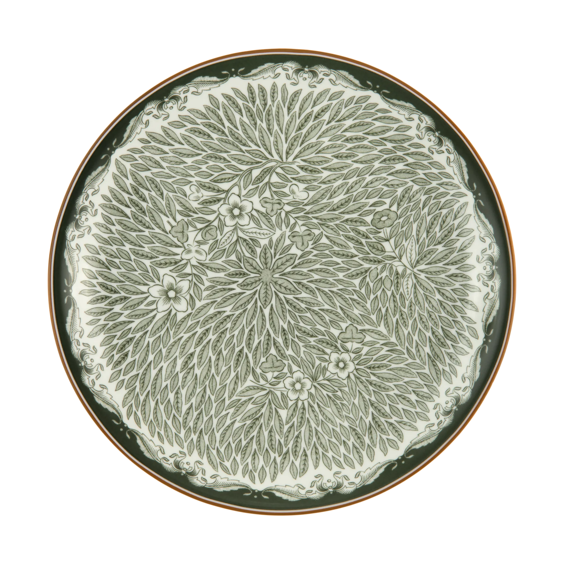 Ostindia Floris 神秘东方 旷野 2012新设计 盘子 Ø20 cm, 绿色 Rörstrand