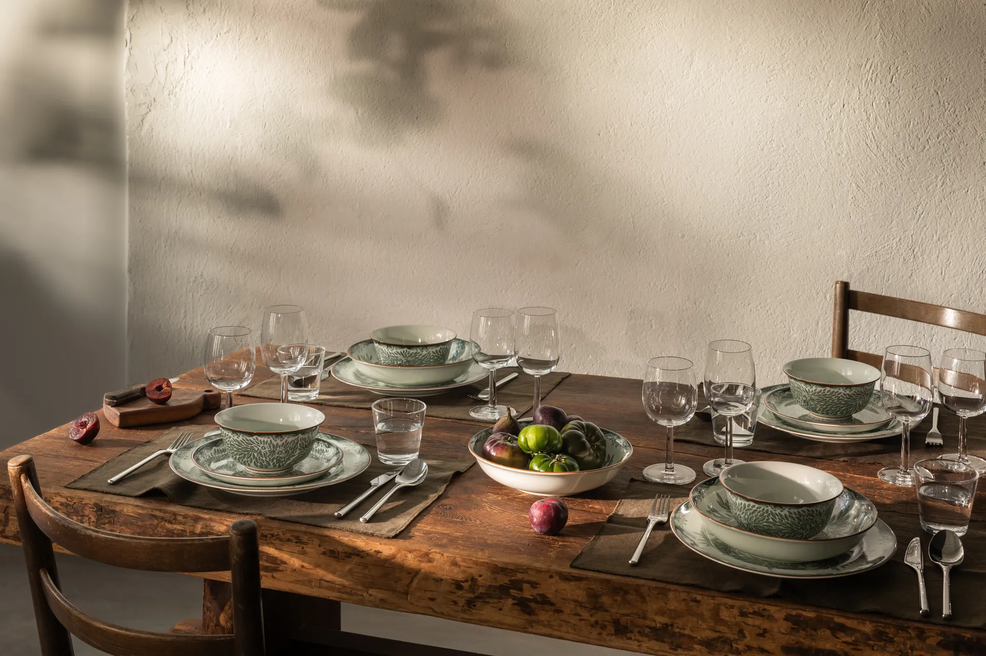 Ostindia Floris 神秘东方 旷野 2012新设计 盘子 Ø20 cm, 绿色 Rörstrand