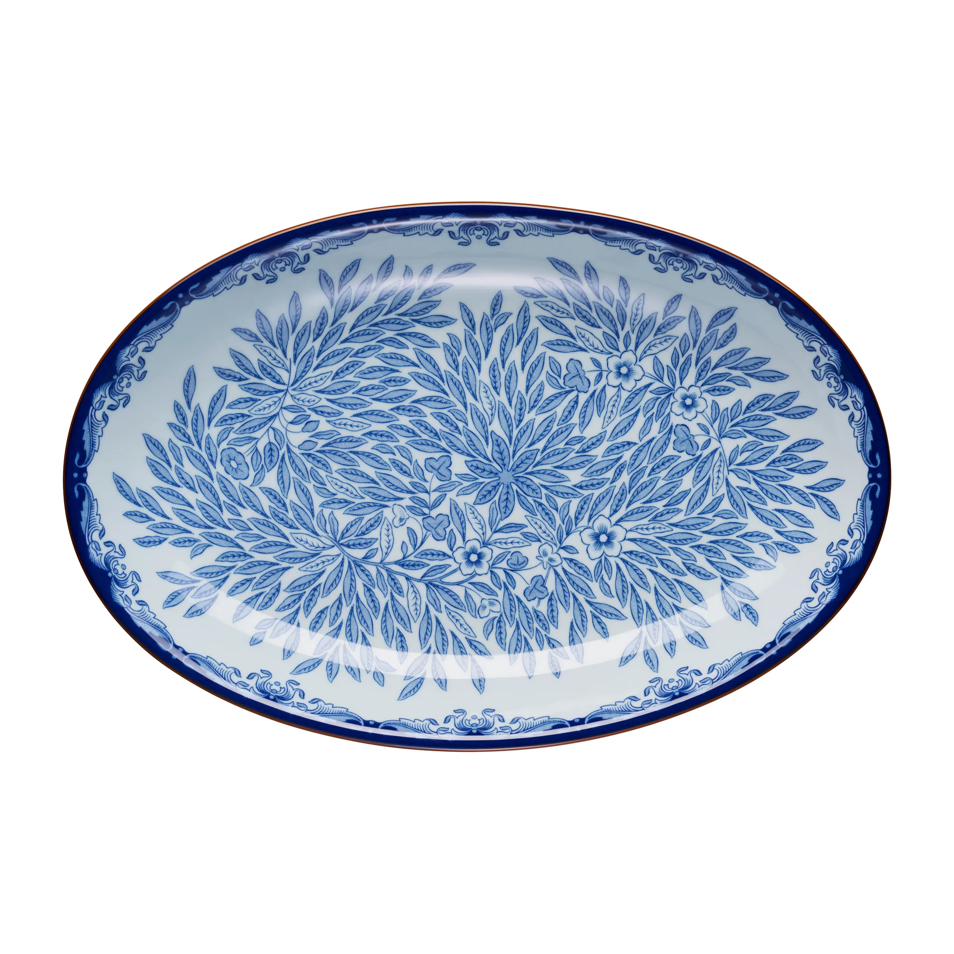 Ostindia Floris 神秘东方 旷野 2012新设计 椭圆形盘子, 22x33cm Rörstrand