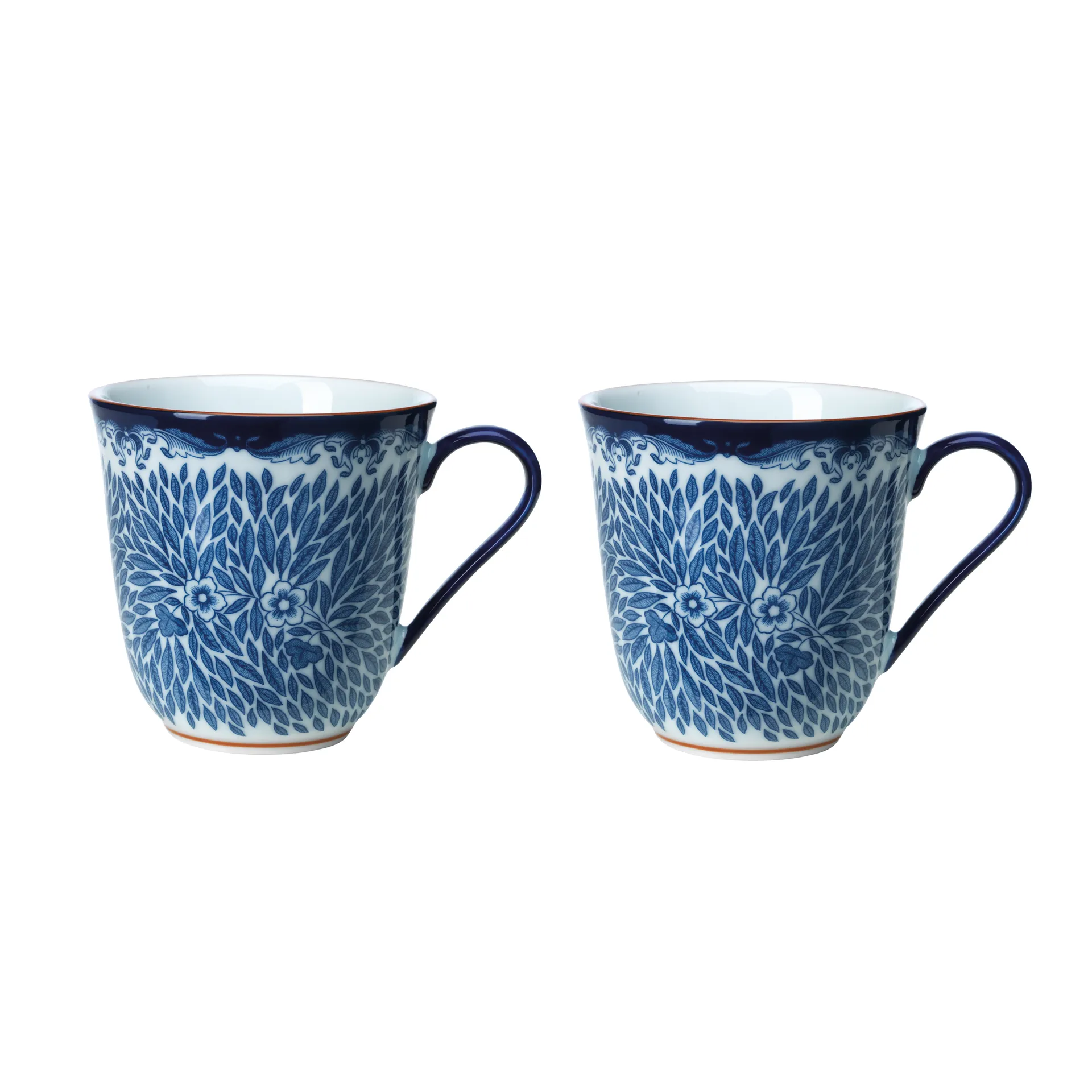 Ostindia Floris 神秘东方 旷野 2012新设计 马克杯 300ml 2件套装, 蓝色 Rörstrand