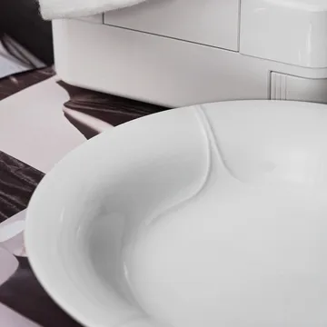 Pli Blanc 深盘 23cm - 白色 - Rörstrand