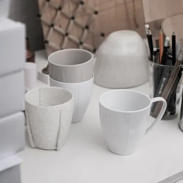 Pli Blanc 马克杯 340ml - 白色 - Rörstrand