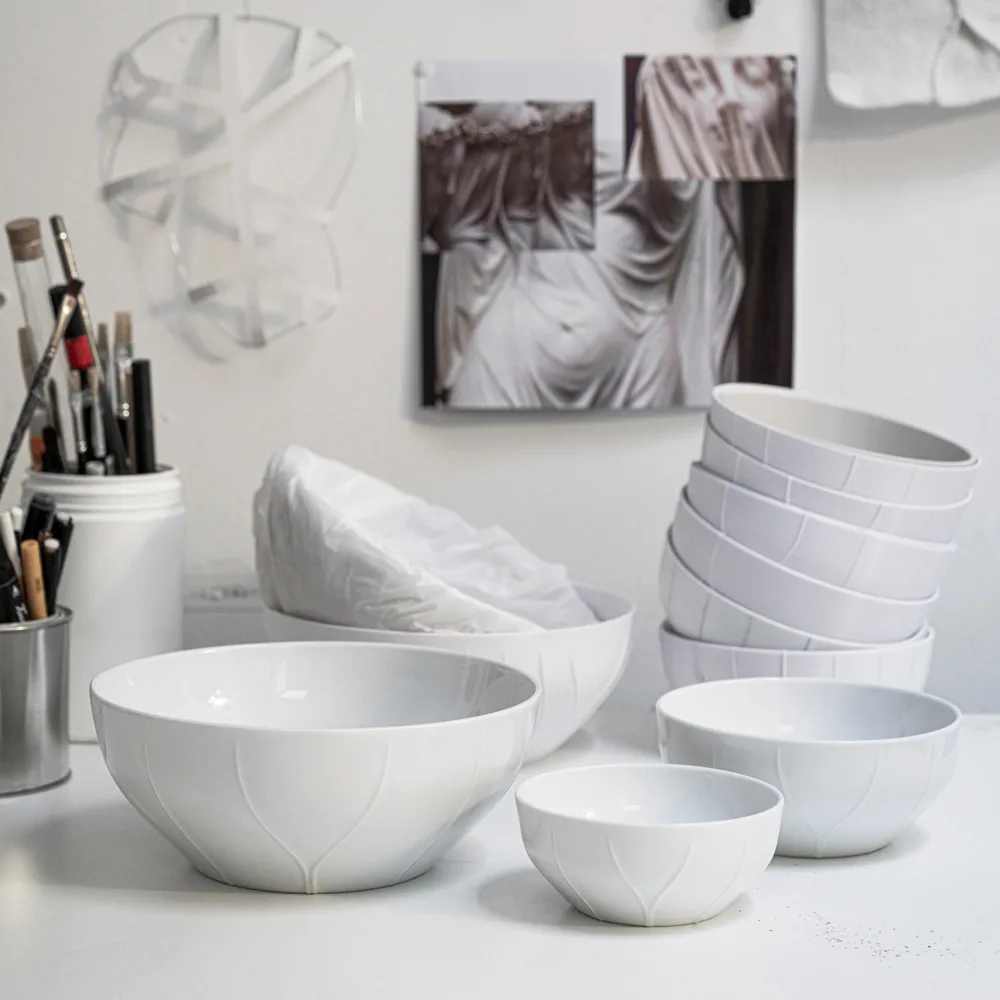 Pli Blanc 碗 700ml, 白色 Rörstrand