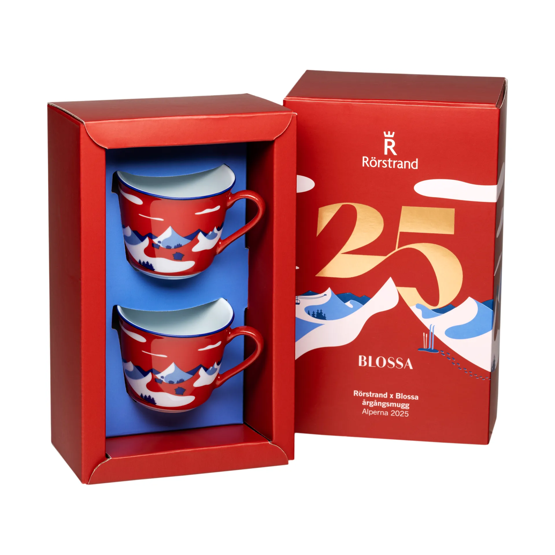 Rörstrand Blossa 马克杯 140ml 两件套装, 2-pack Rörstrand