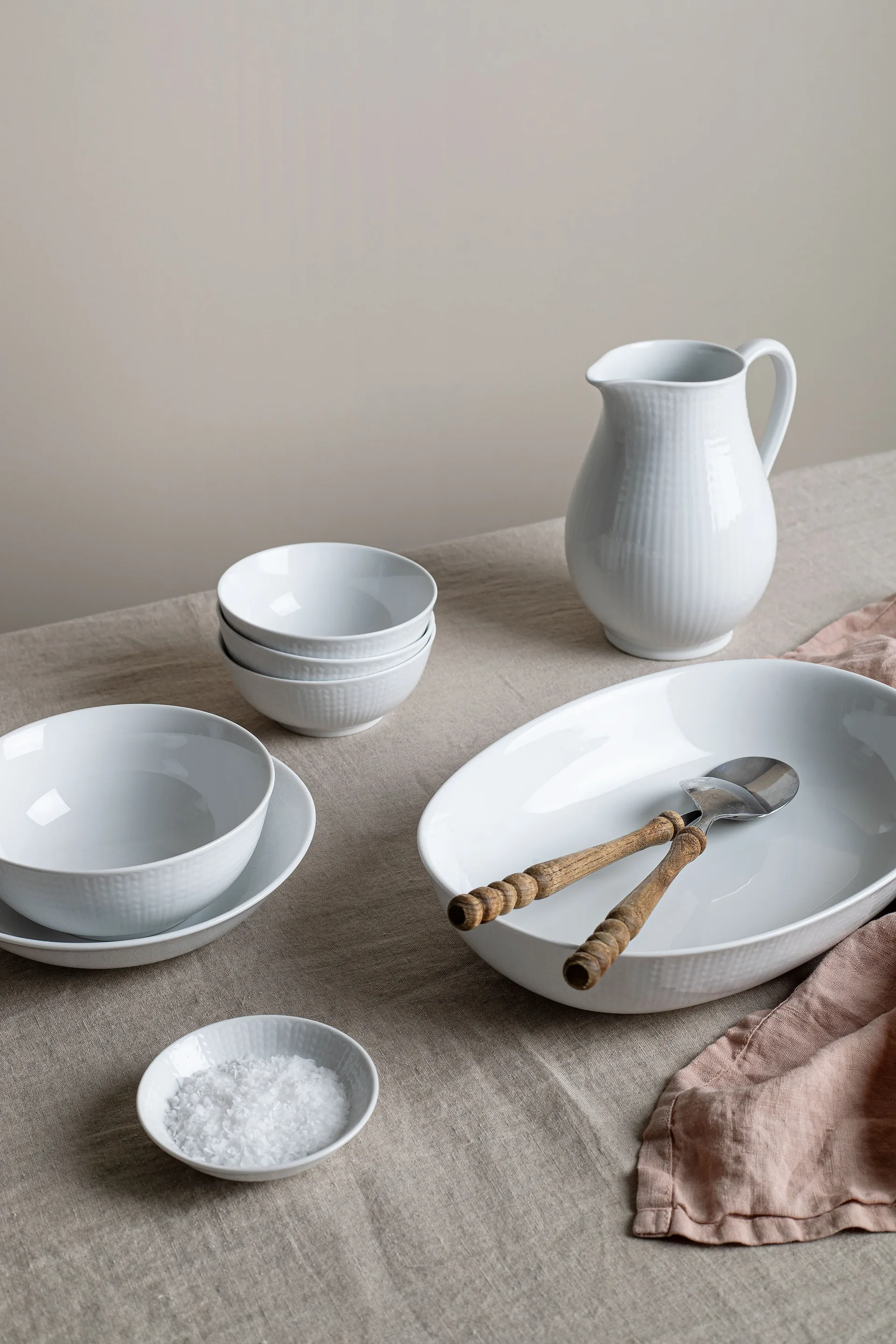 Swedish Grace 瑞式优雅 纯色经典 水壶 1.3 l, 白色 Rörstrand