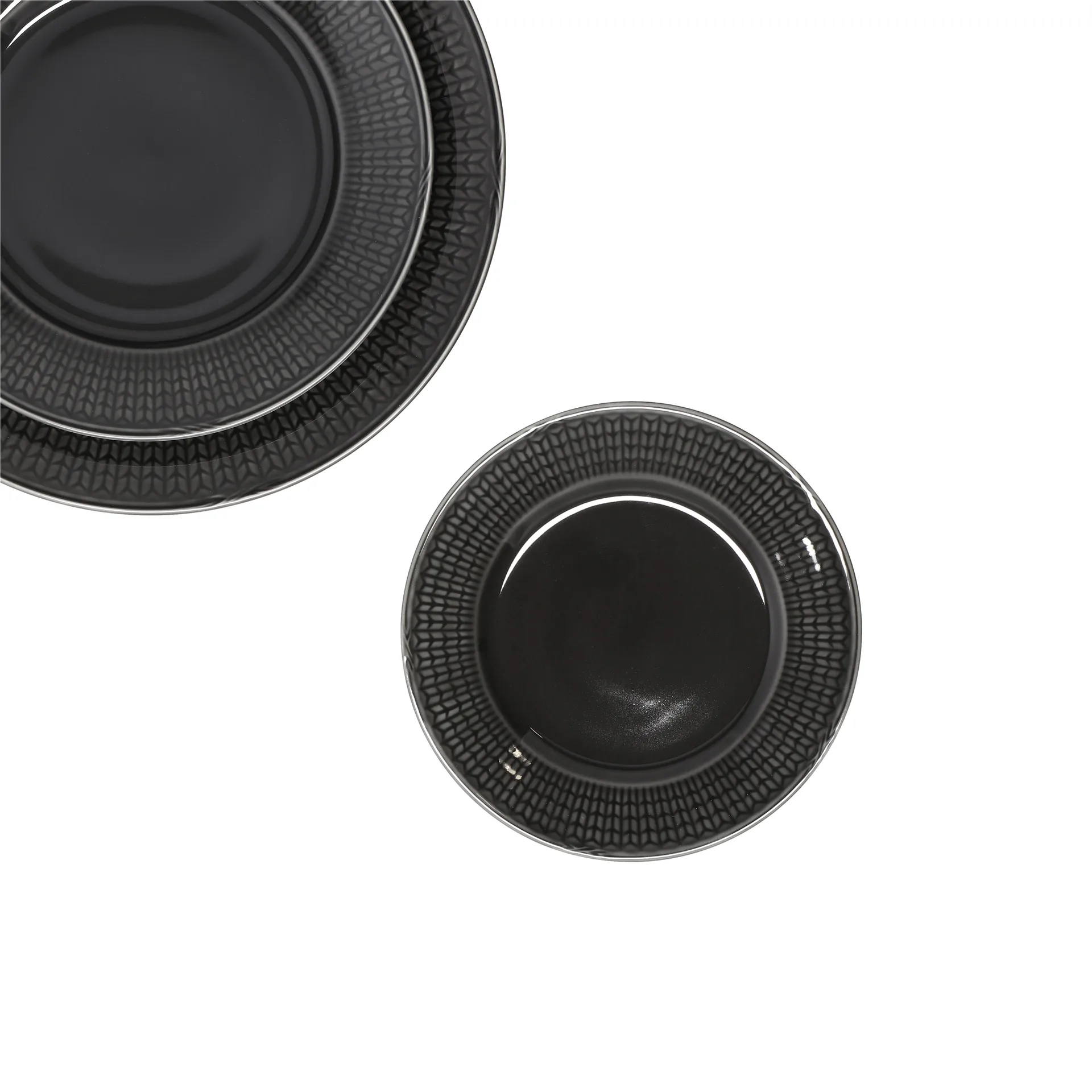 Swedish Grace 瑞式优雅 纯色经典 盘子 Ø17 cm, 深石灰色 Rörstrand