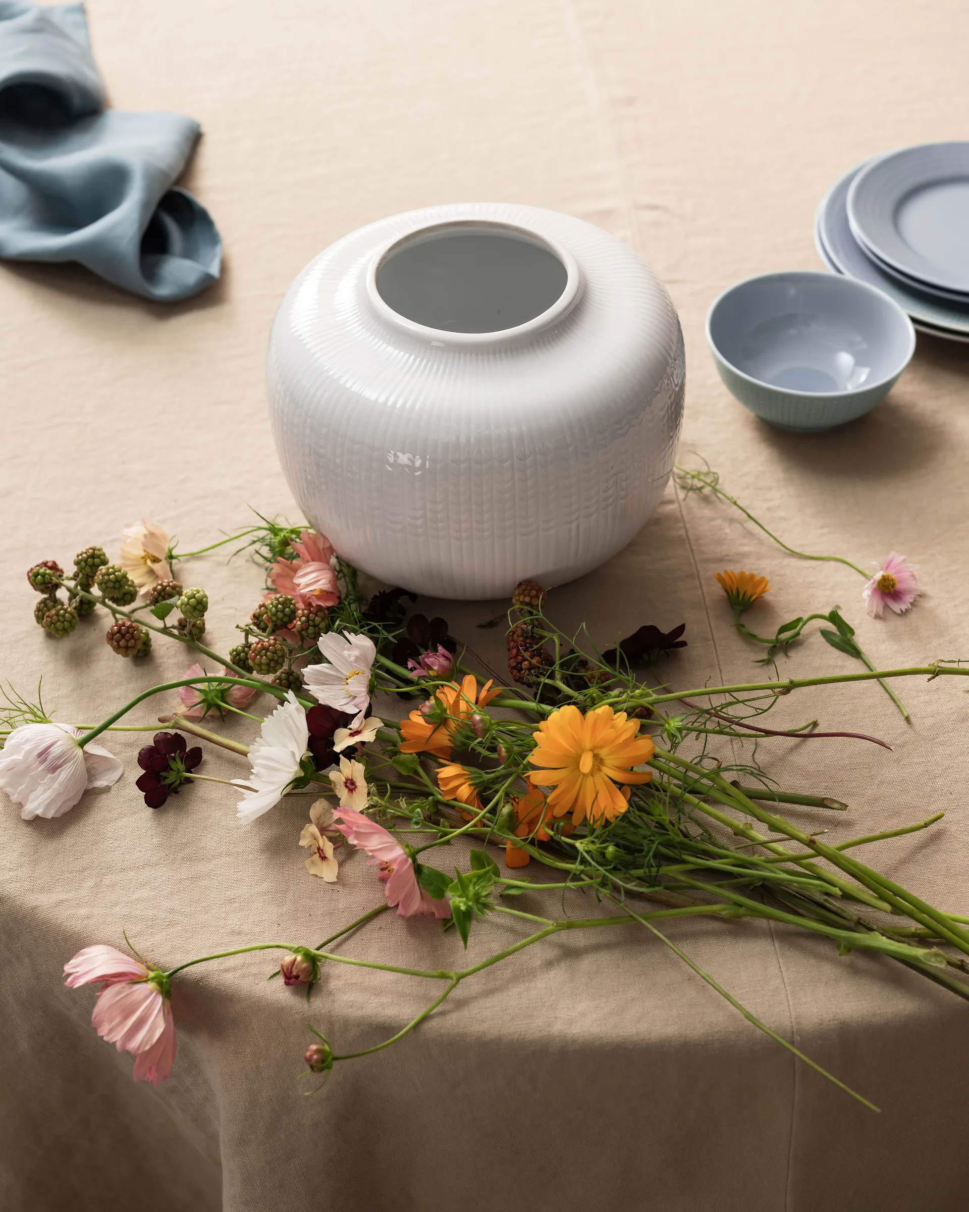 Swedish Grace 花瓶17cm, 雪白色 Rörstrand