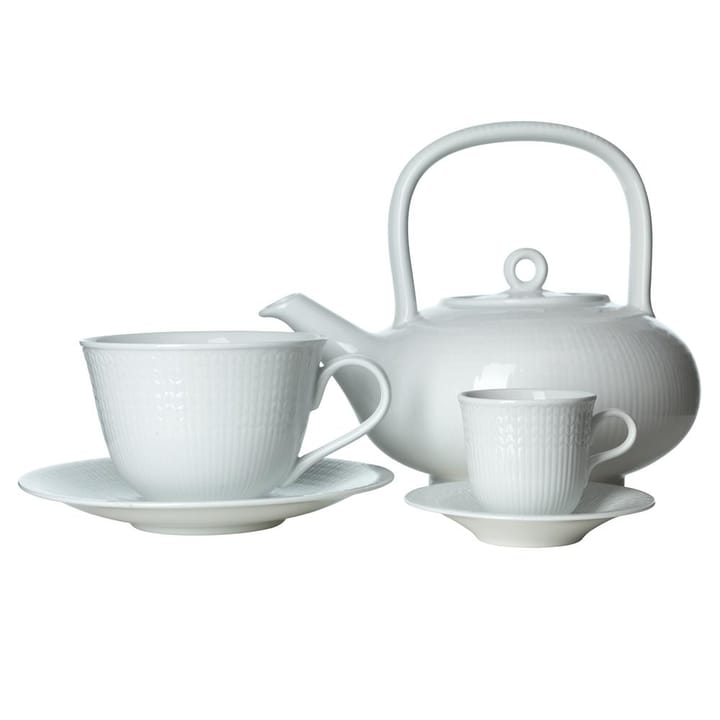 Swedish Grace 瑞式优雅 纯色经典 咖啡杯托/托碟 Ø18 cm, 白色 Rörstrand