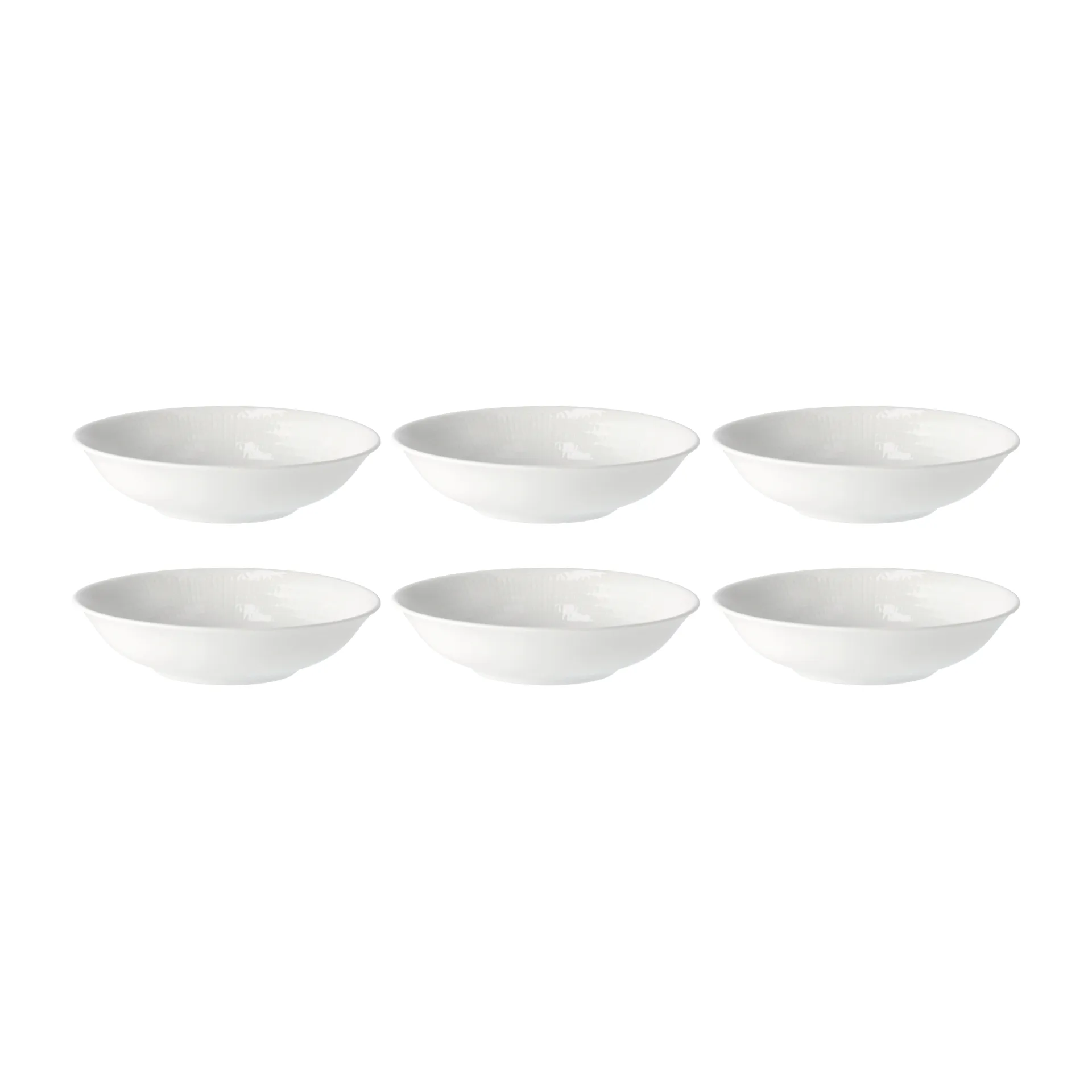 Swedish Grace 深盘 19 cm, 六件套装 snow (白色),  Rörstrand