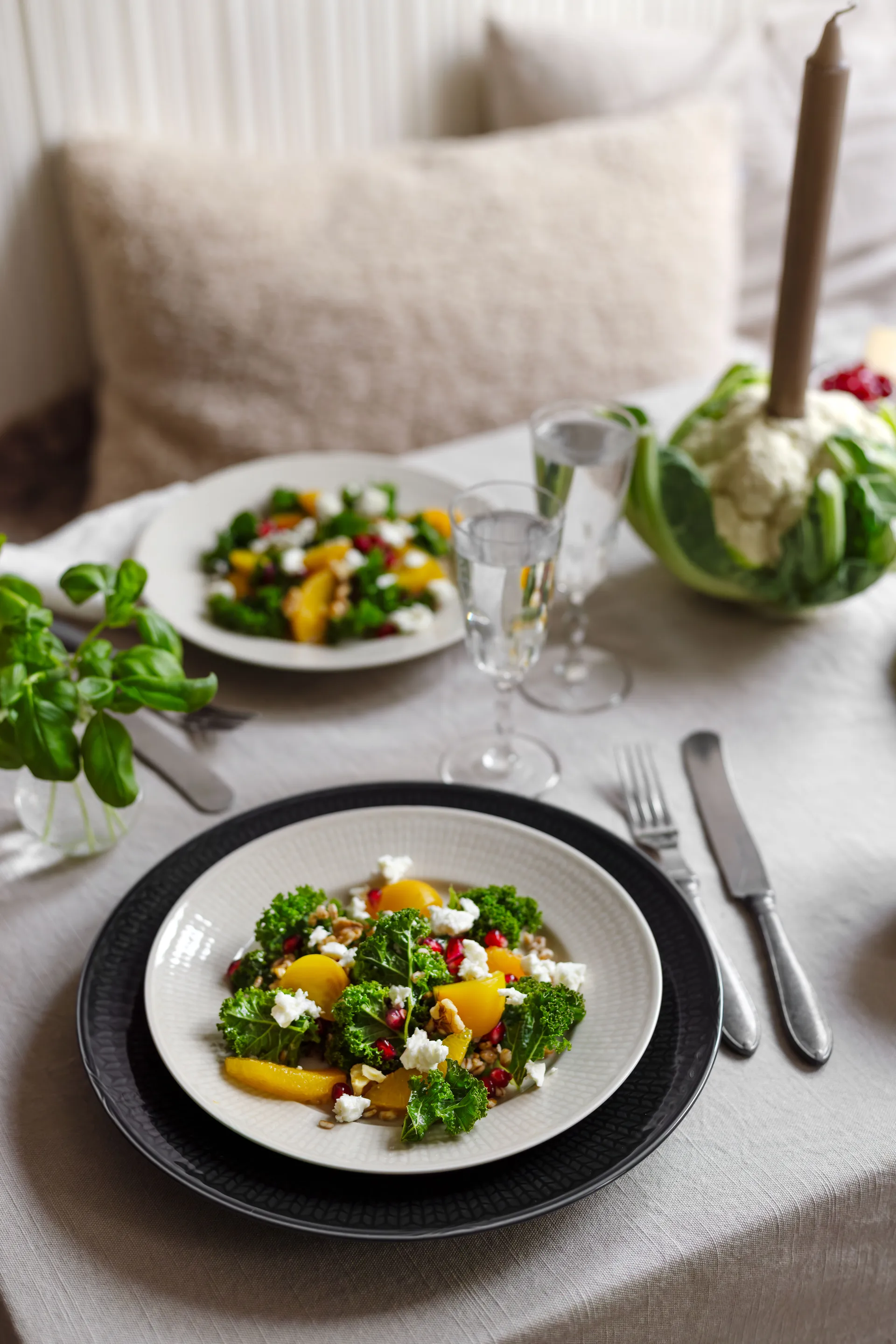 Swedish Grace 瑞式优雅 纯色经典 盘子 小 Ø21 cm, 燕麦色 Rörstrand