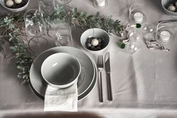 Swedish Grace 深盘 25 cm 六件套装 Mist(灰色) - Rörstrand