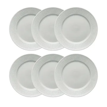 Swedish Grace 盘子 Ø 27 cm 六件套装 Mist (灰色) - Rörstrand
