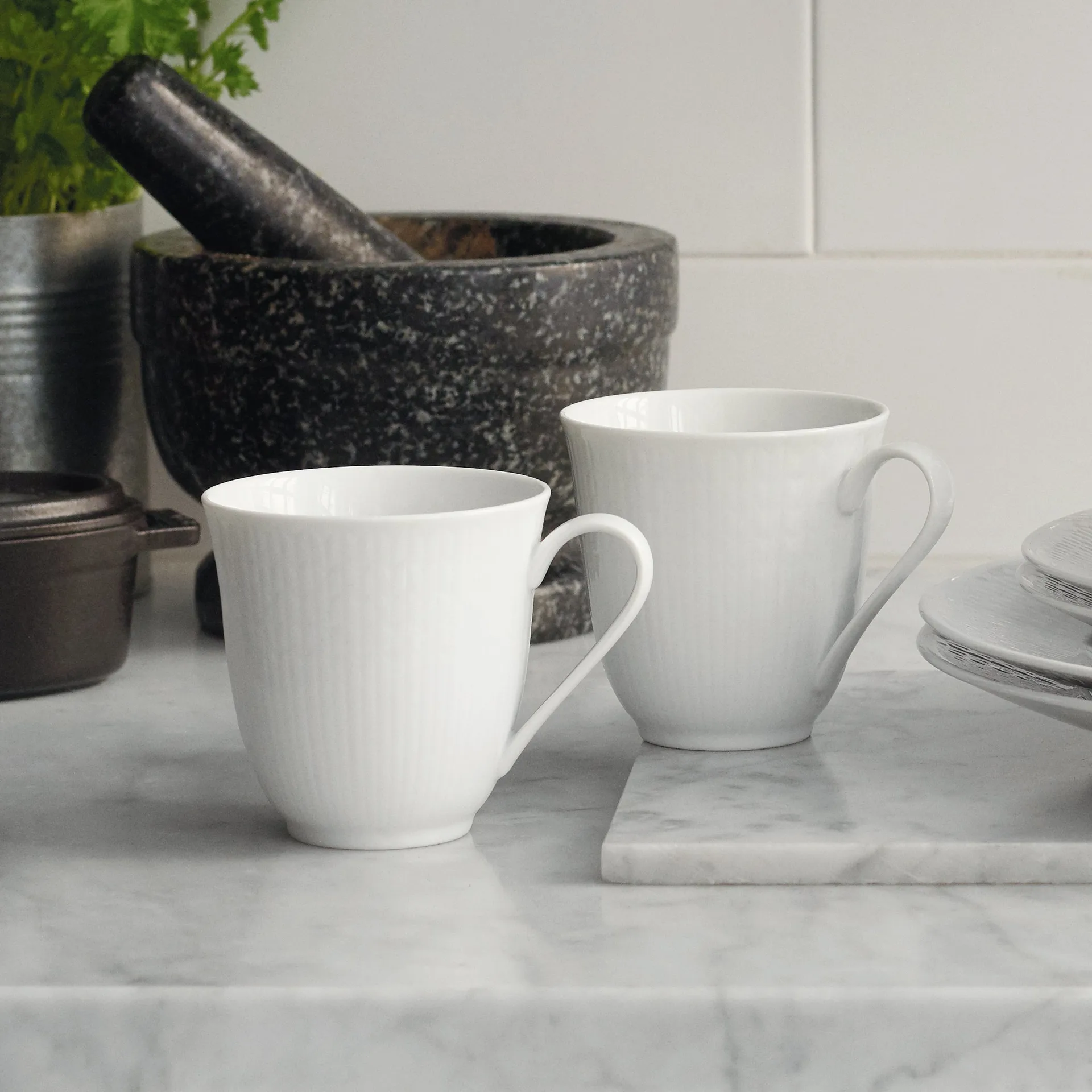 Swedish Grace 瑞式优雅 纯色经典 马克杯 30 cl, 白色 Rörstrand