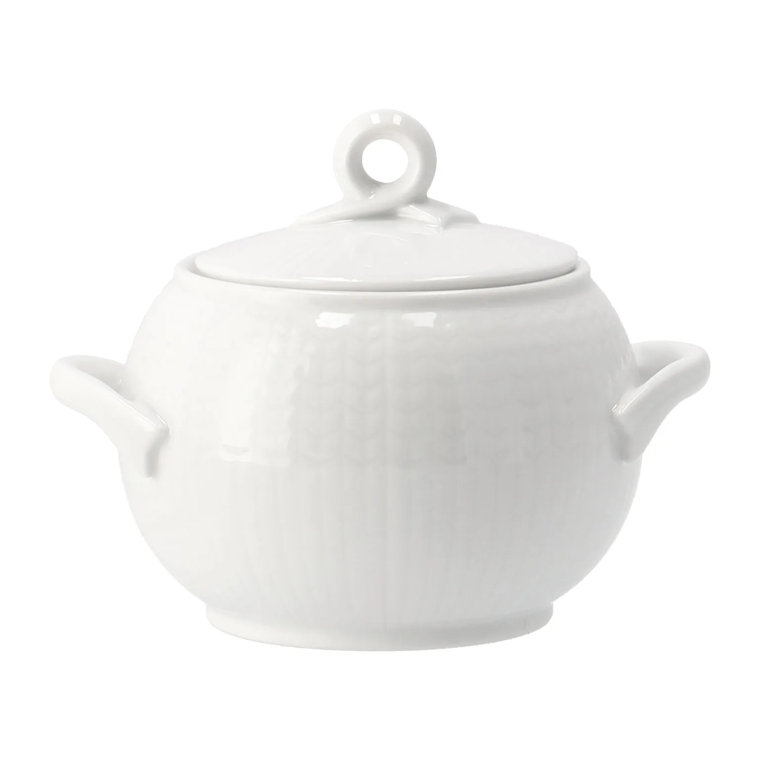 Swedish Grace 瑞式优雅 纯色经典 带盖碗 400ml, 白色 Rörstrand