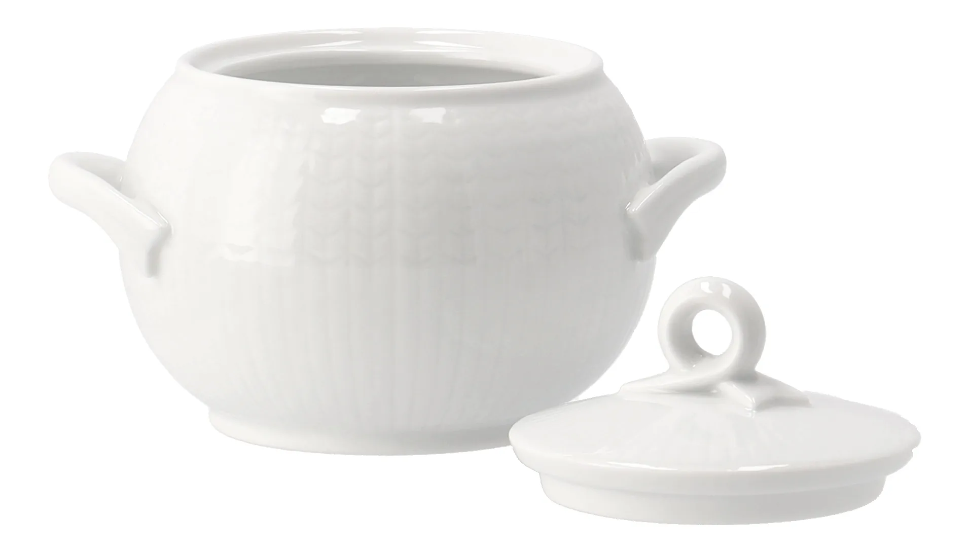 Swedish Grace 瑞式优雅 纯色经典 带盖碗 400ml, 白色 Rörstrand