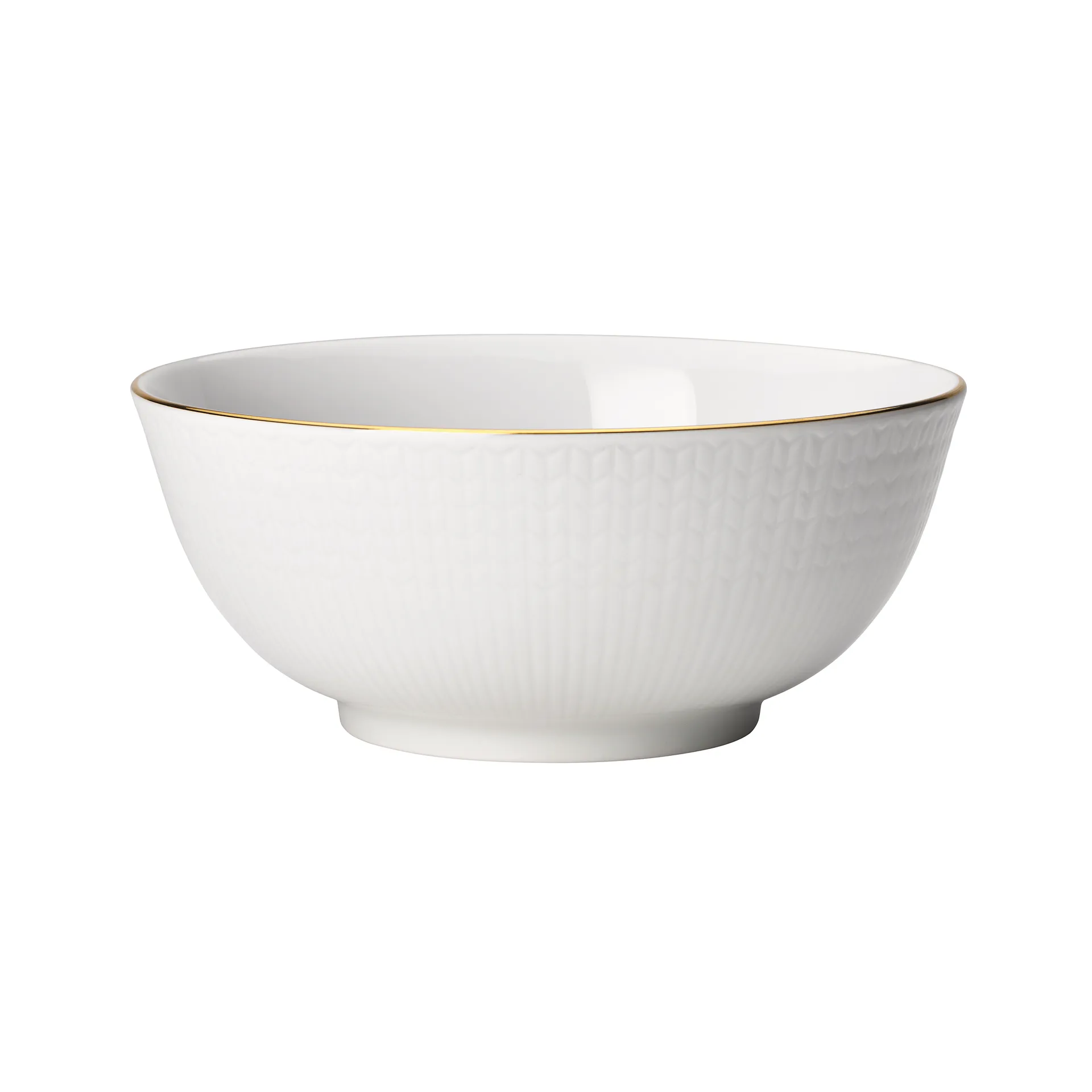 Swedish Grace 金边系列 碗  600ml, 白色 Rörstrand