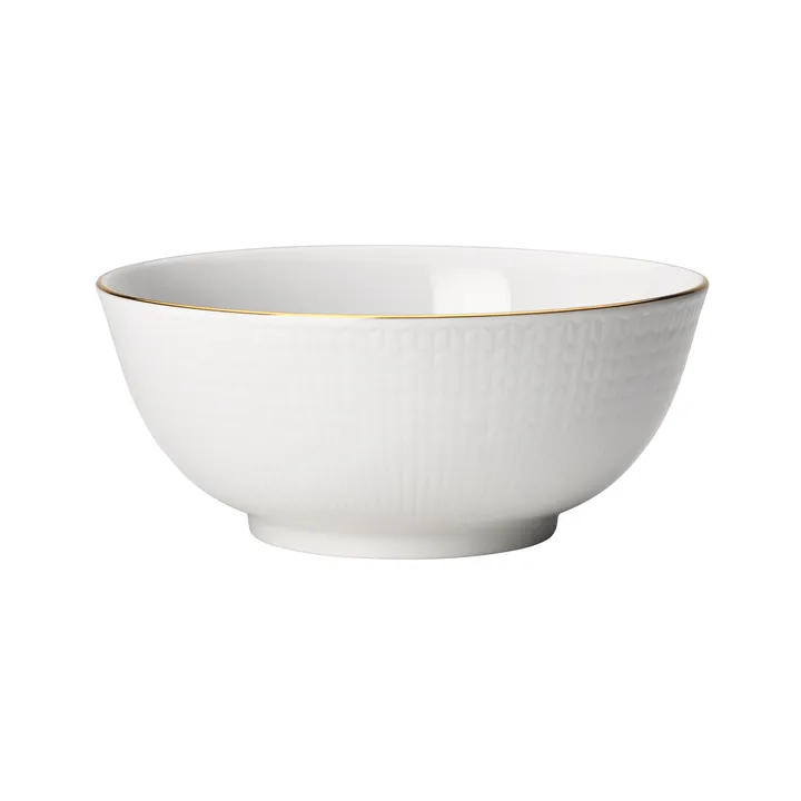 Swedish Grace 金边系列 碗  600ml - 白色 - Rörstrand